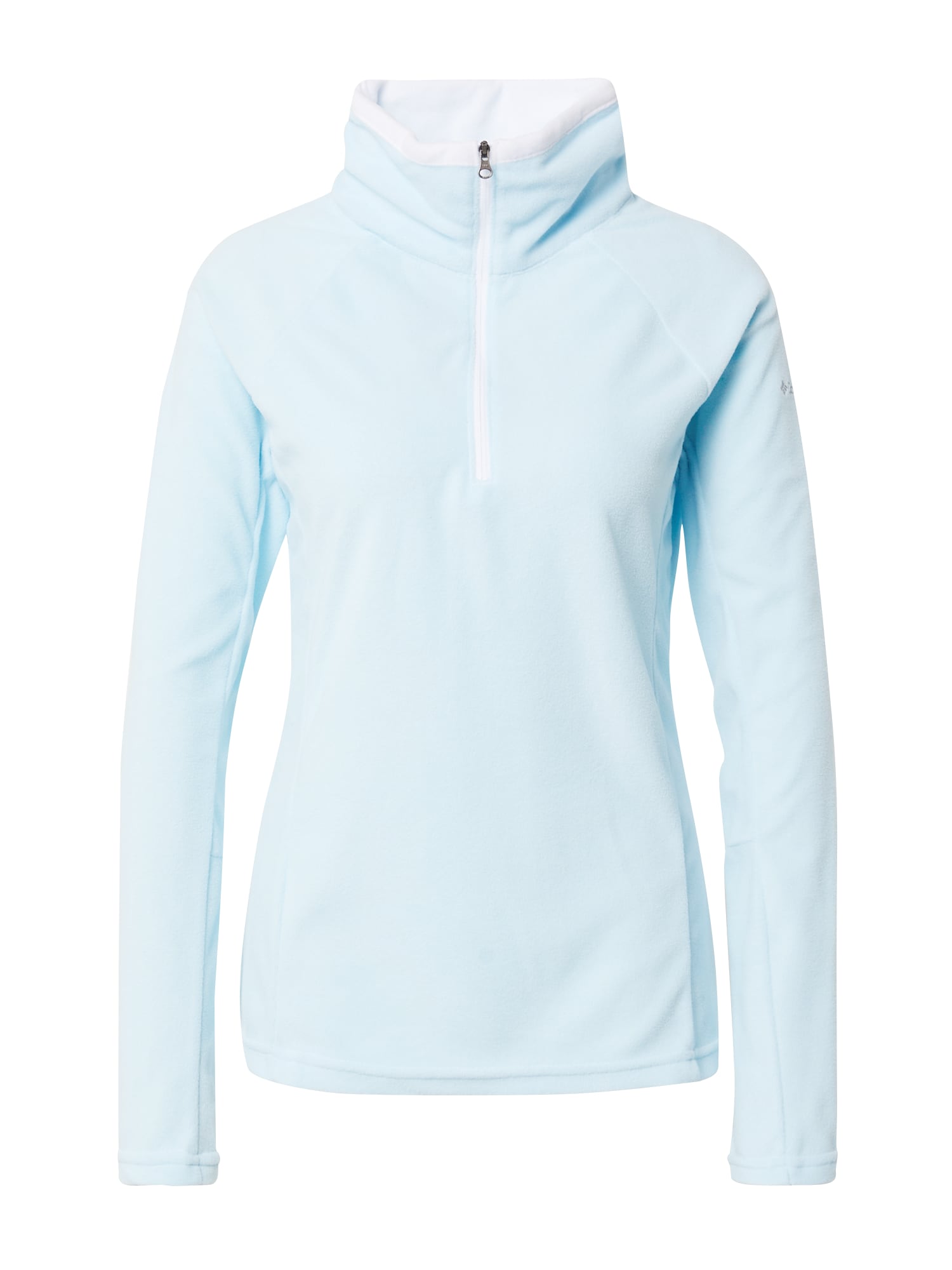 COLUMBIA Športen pulover 'Glacial IV'  svetlo modra / siva / bela