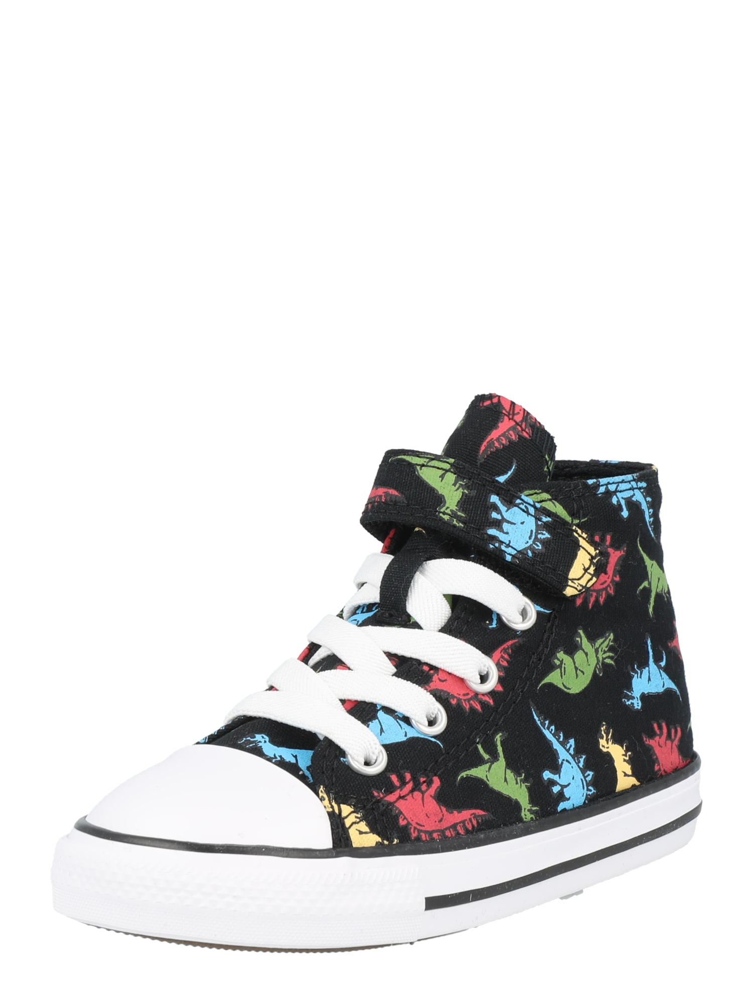 CONVERSE Superge 'CHUCK TAYLOR ALL STAR'  svetlo modra / zelena / pastelno rdeča / črna