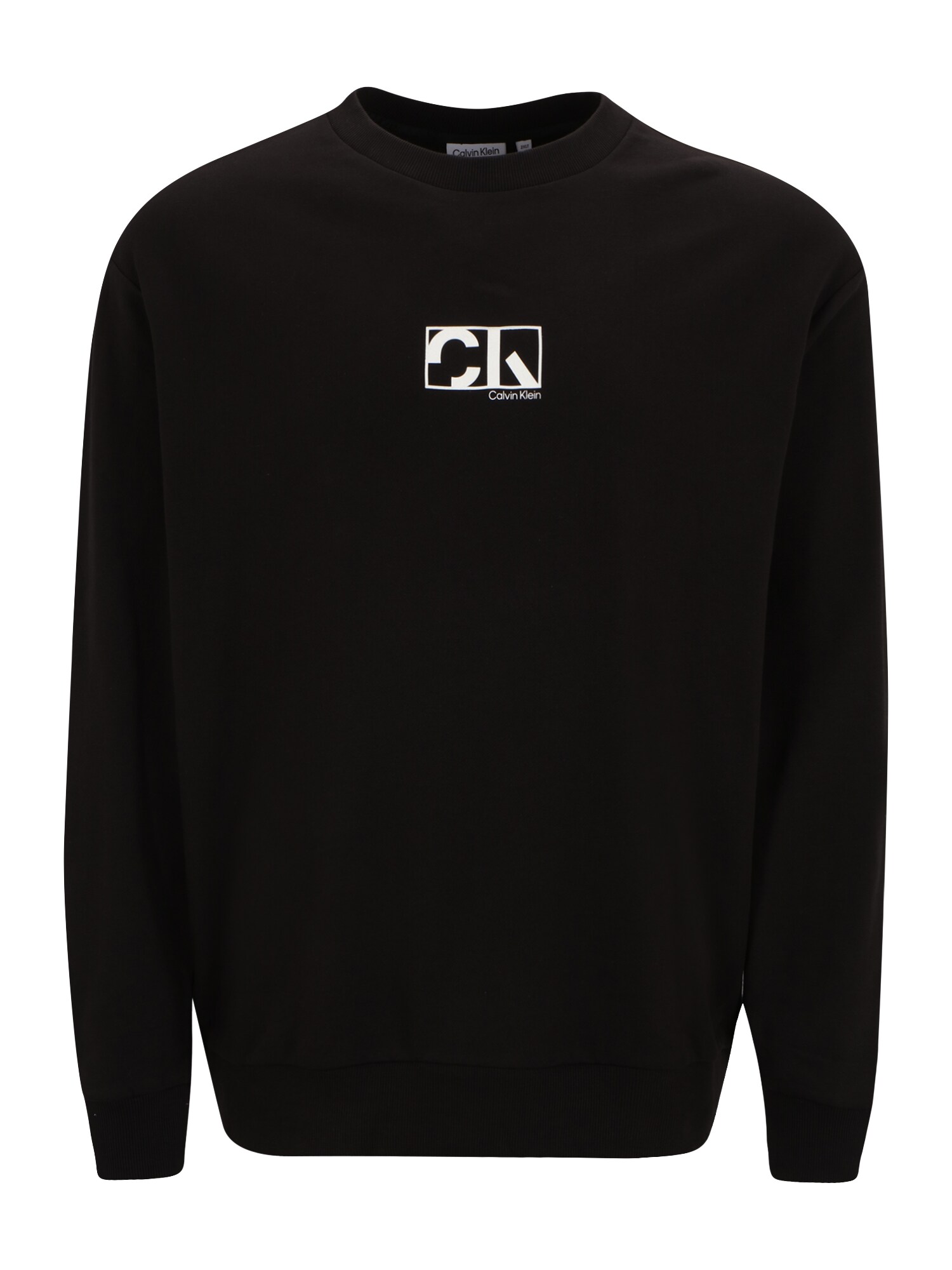 Calvin Klein Big & Tall Majica  črna / bela