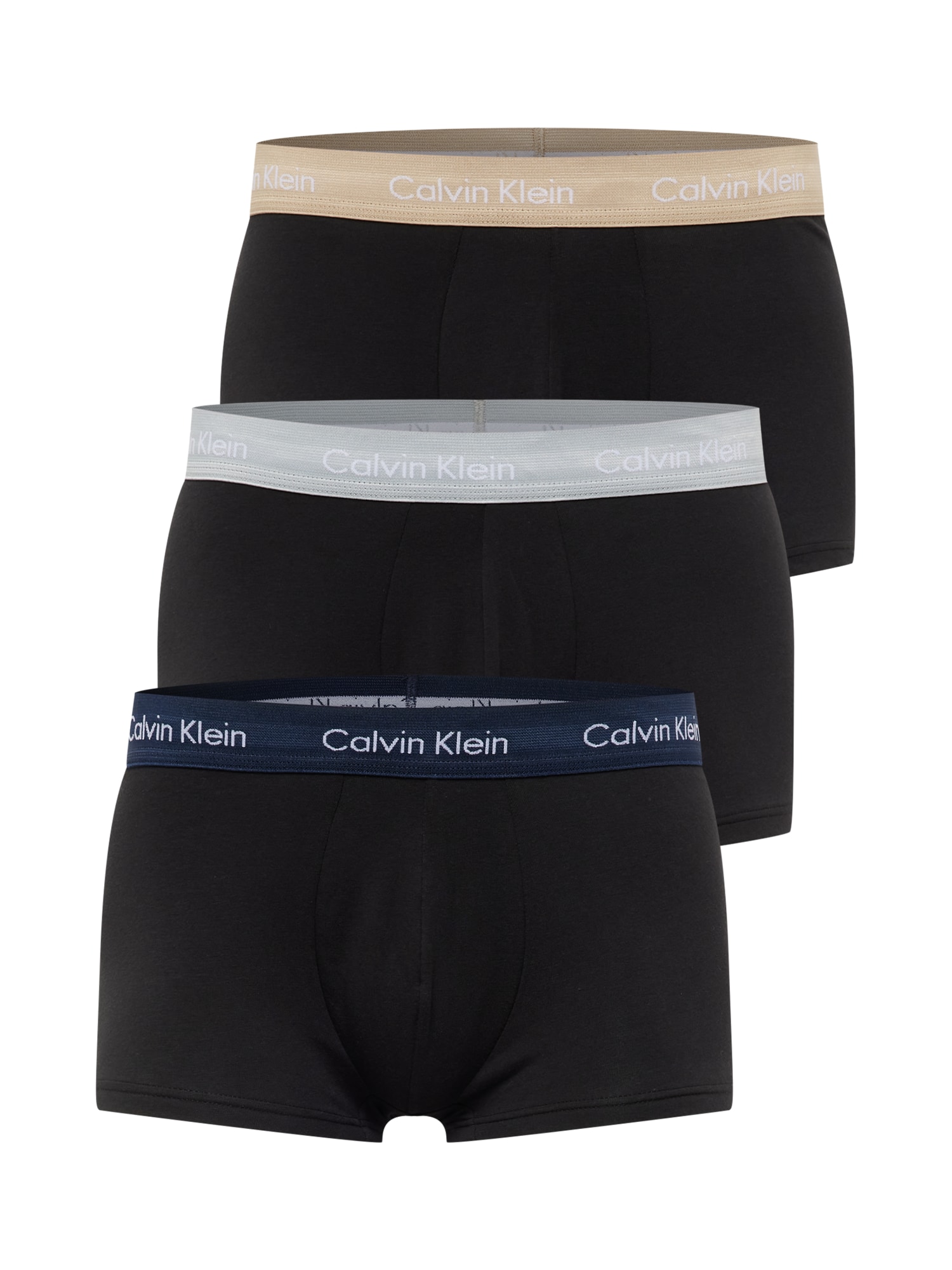 Calvin Klein Boksarice  bež / modra / siva / črna