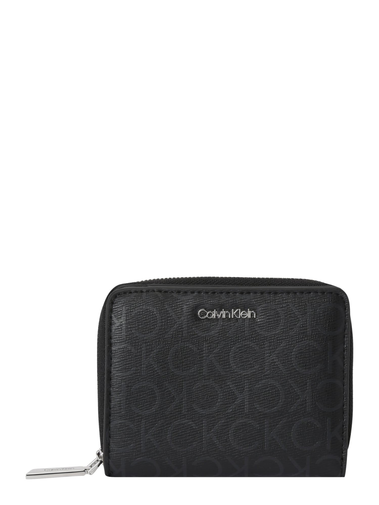 Calvin Klein Denarnica  temno siva / črna / srebrna