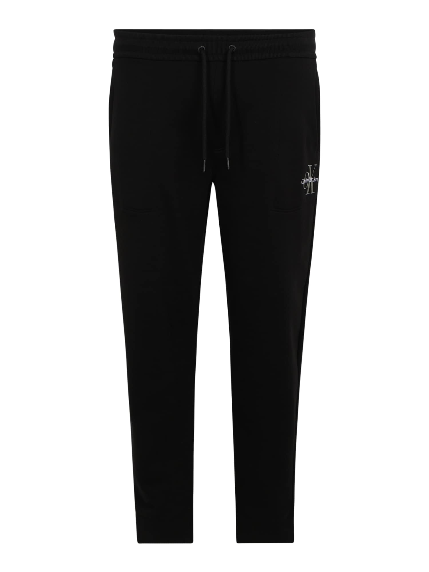 Calvin Klein Jeans Hlače  siva / črna / bela