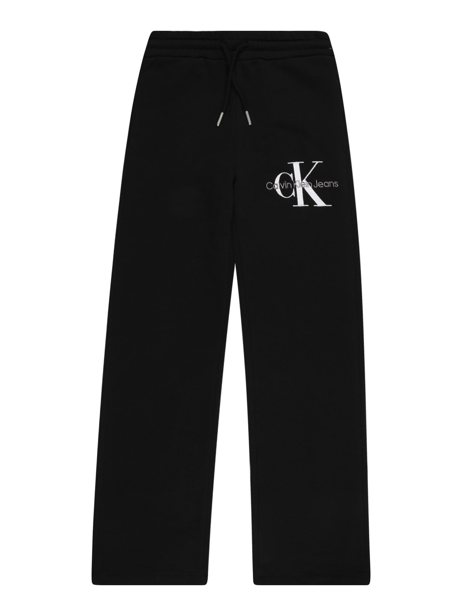 Calvin Klein Jeans Hlače  siva / črna / bela
