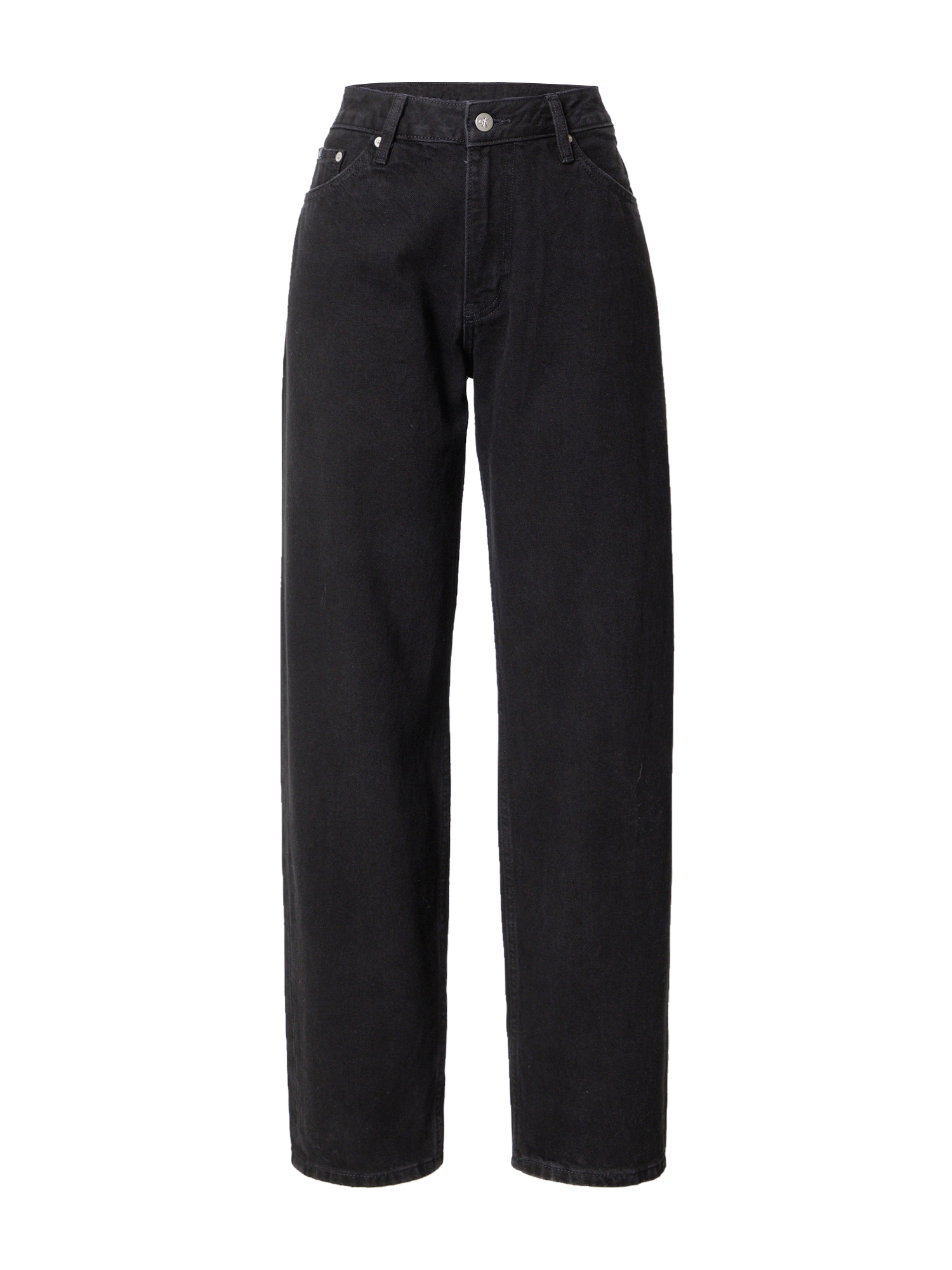Calvin Klein Jeans Kavbojke  črn denim