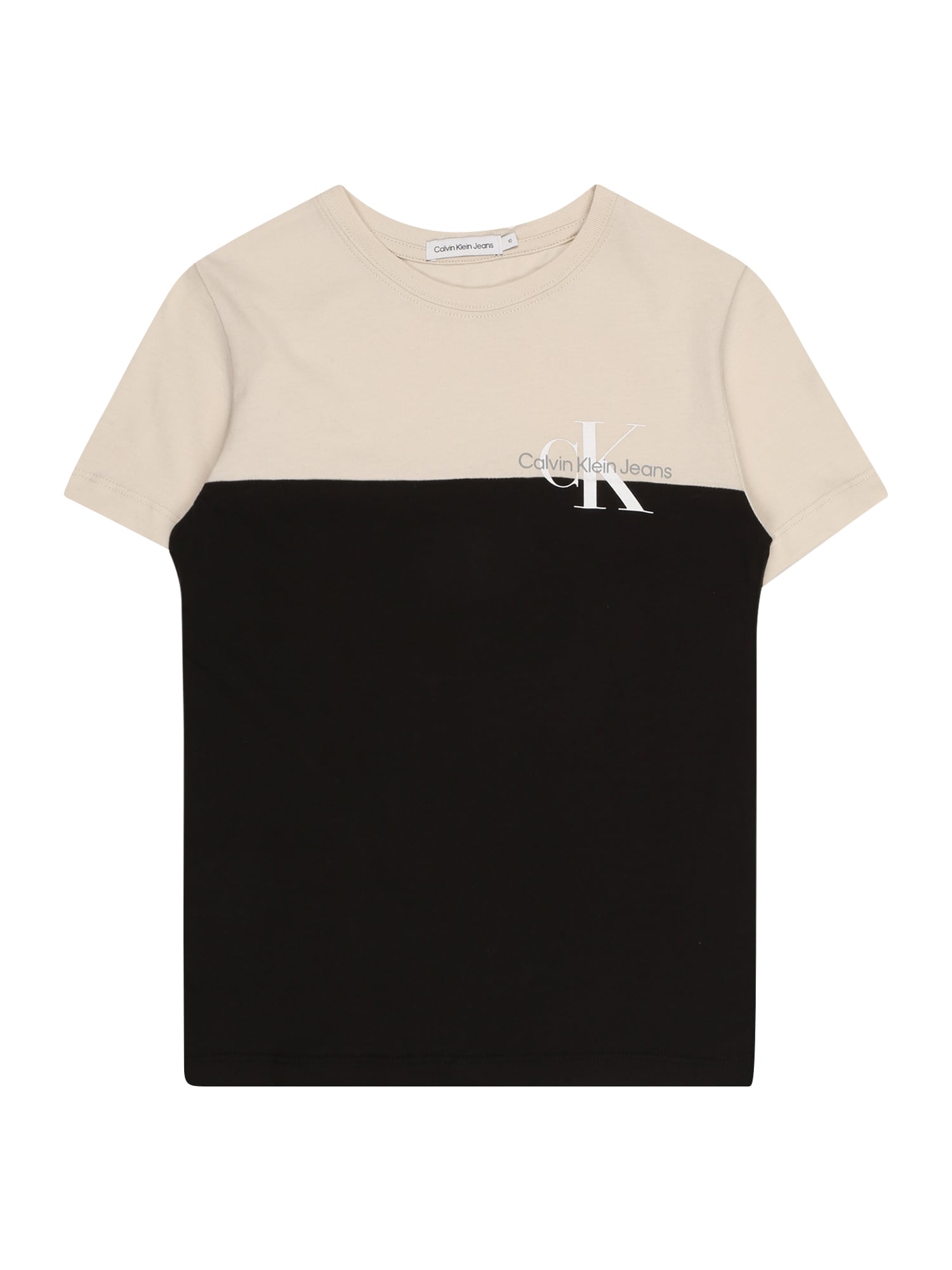 Calvin Klein Jeans Majica  bež / siva / črna / bela