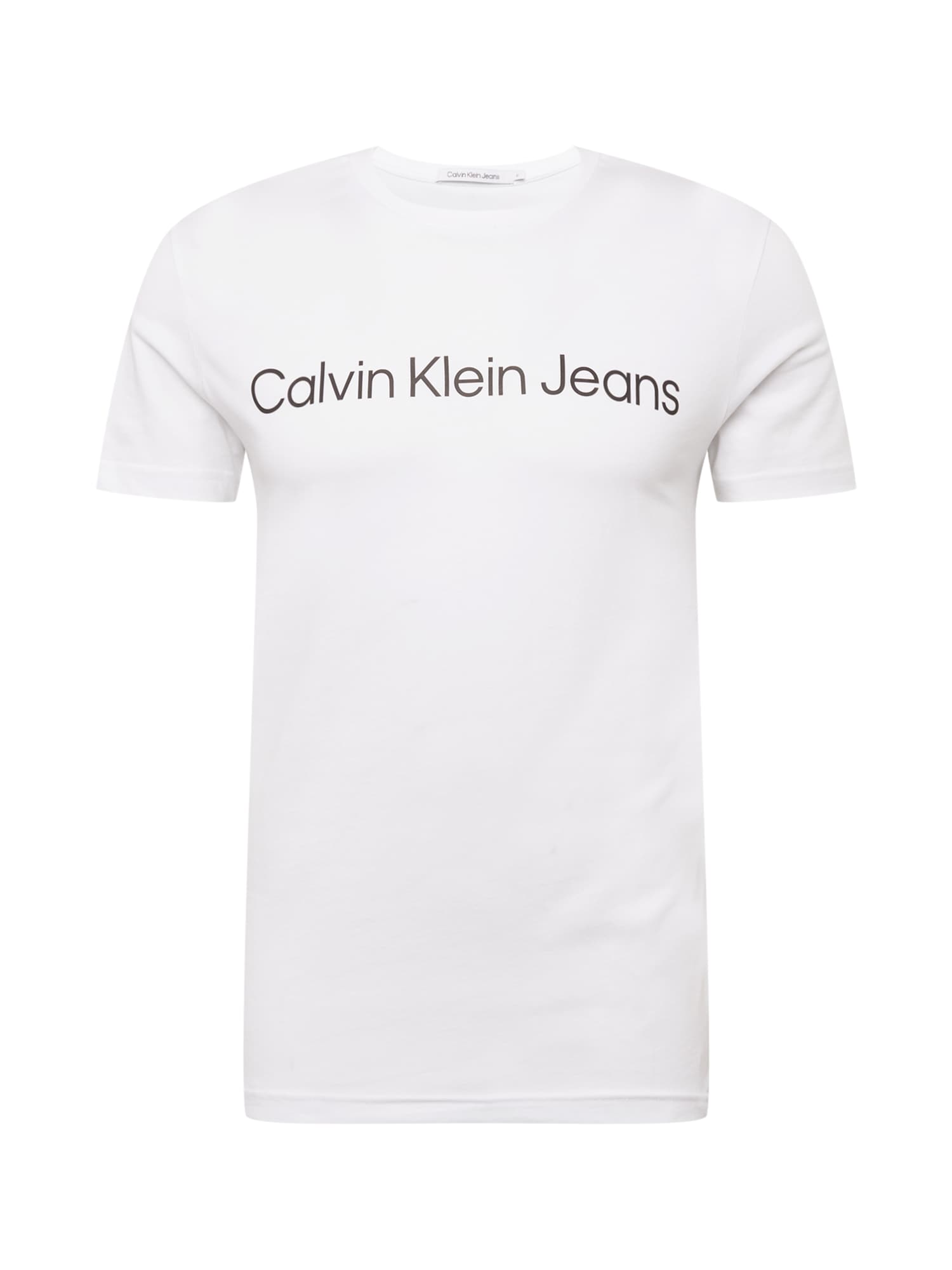 Calvin Klein Jeans Majica  črna / bela