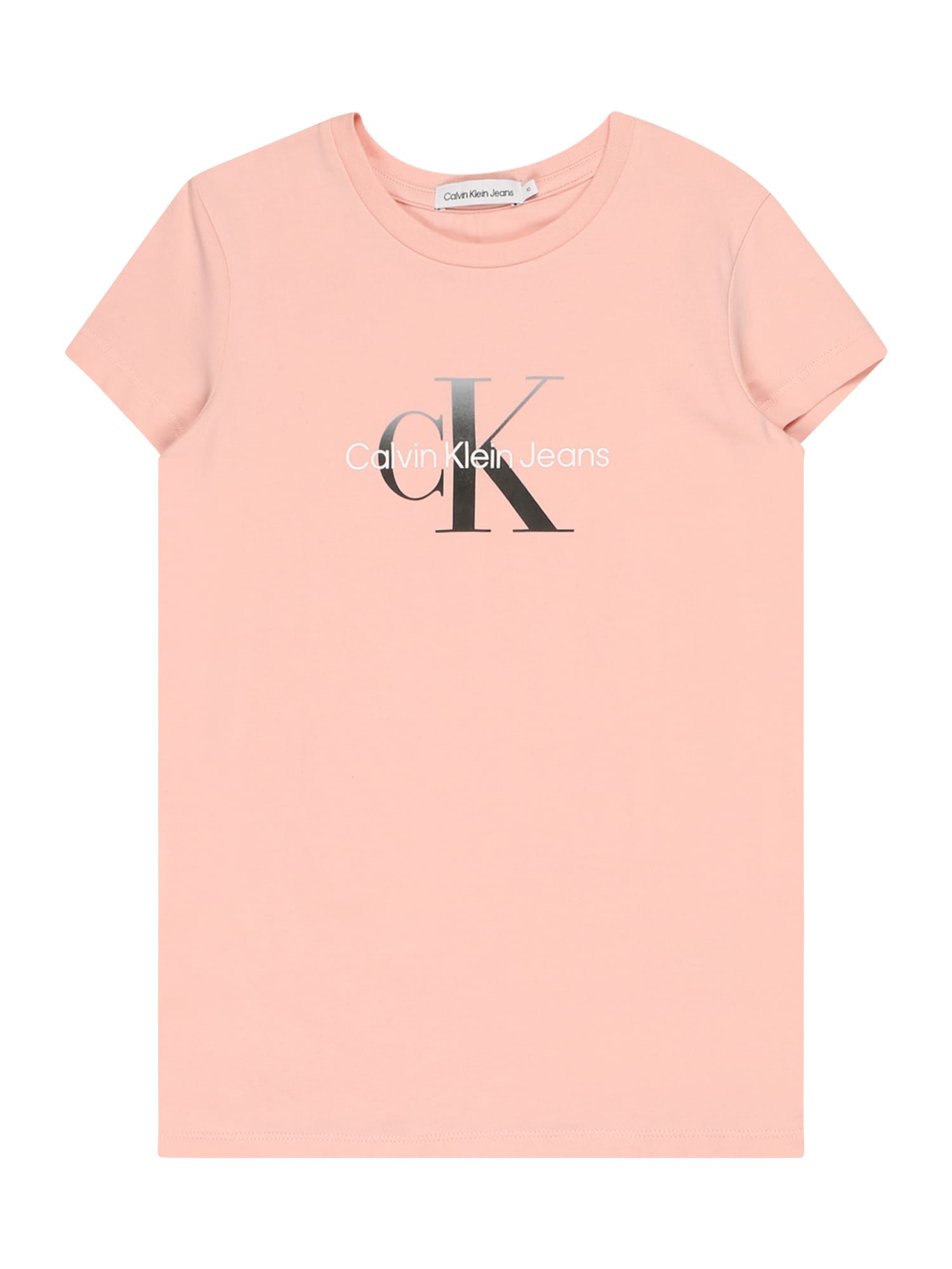 Calvin Klein Jeans Majica  svetlo roza / črna