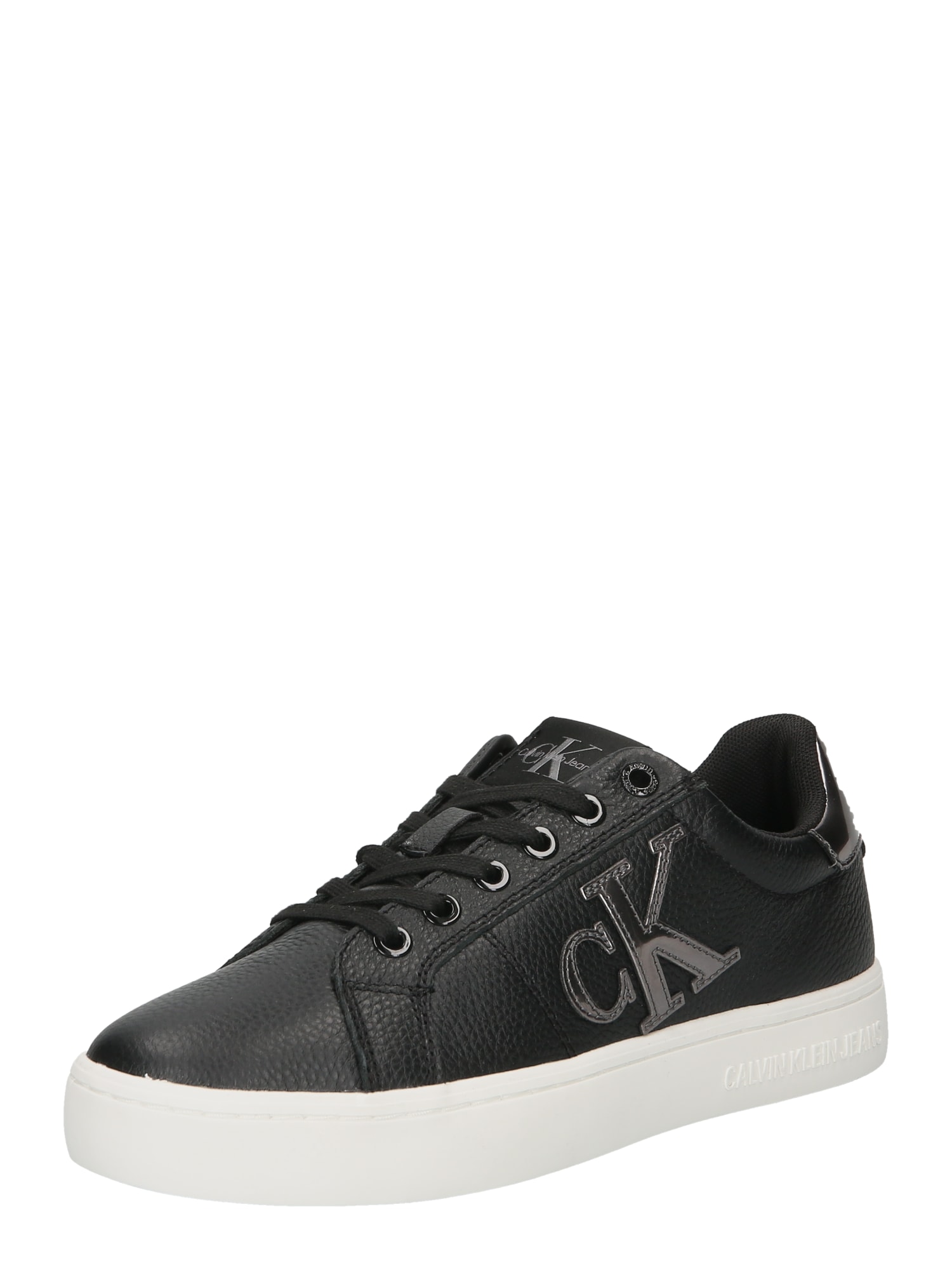 Calvin Klein Jeans Nizke superge  temno siva / črna