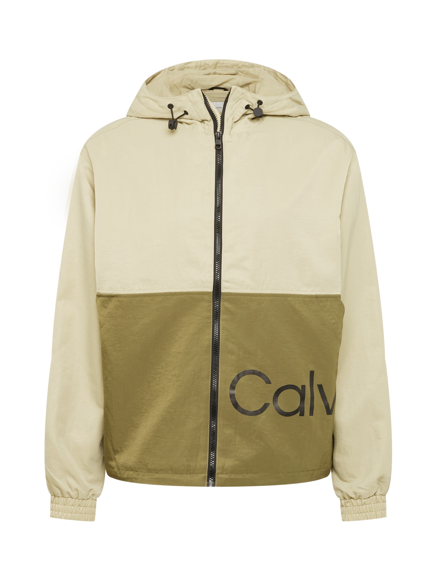 Calvin Klein Jeans Prehodna jakna  rjava / oliva / pastelno zelena