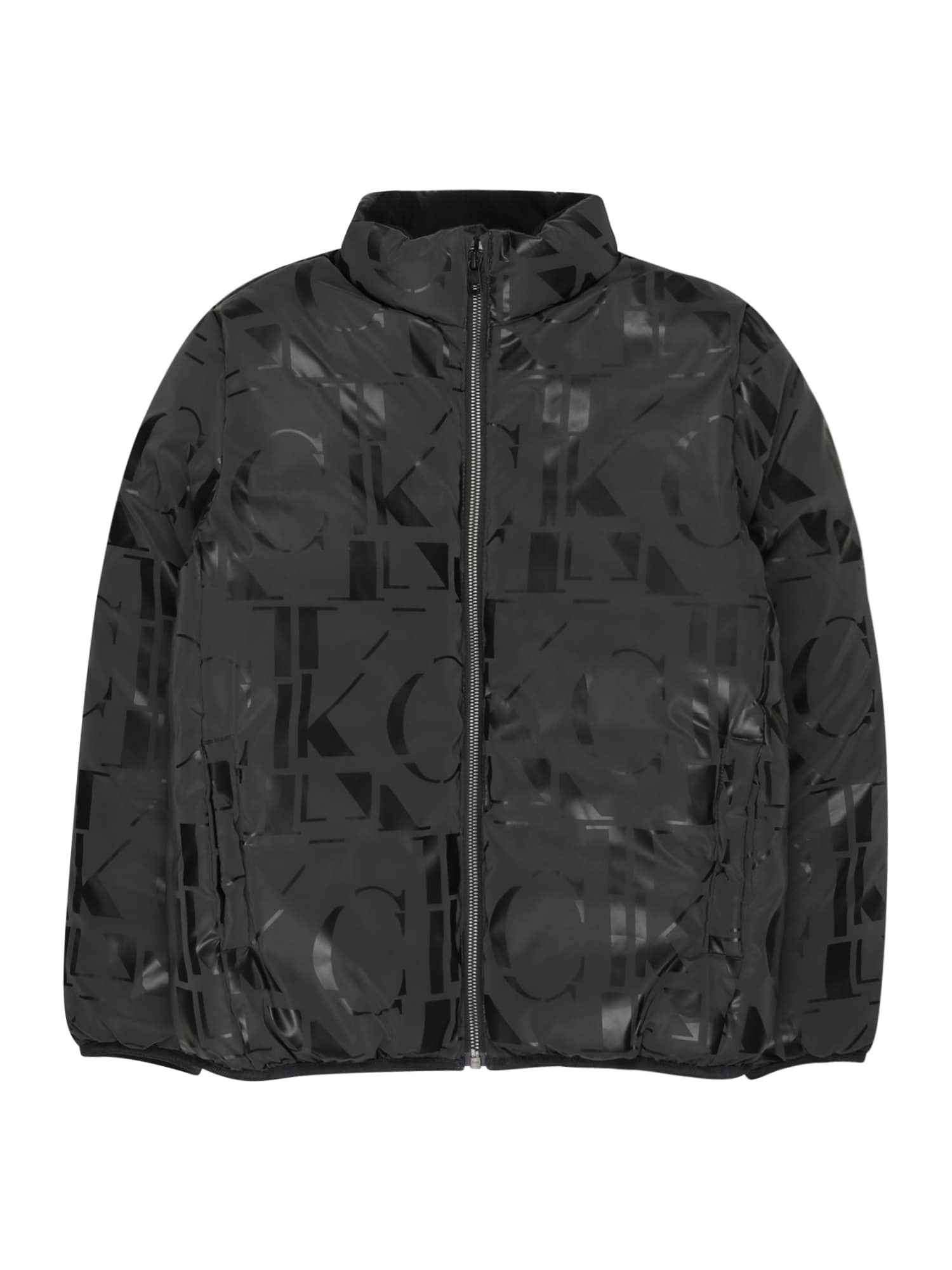 Calvin Klein Jeans Prehodna jakna  temno siva / črna