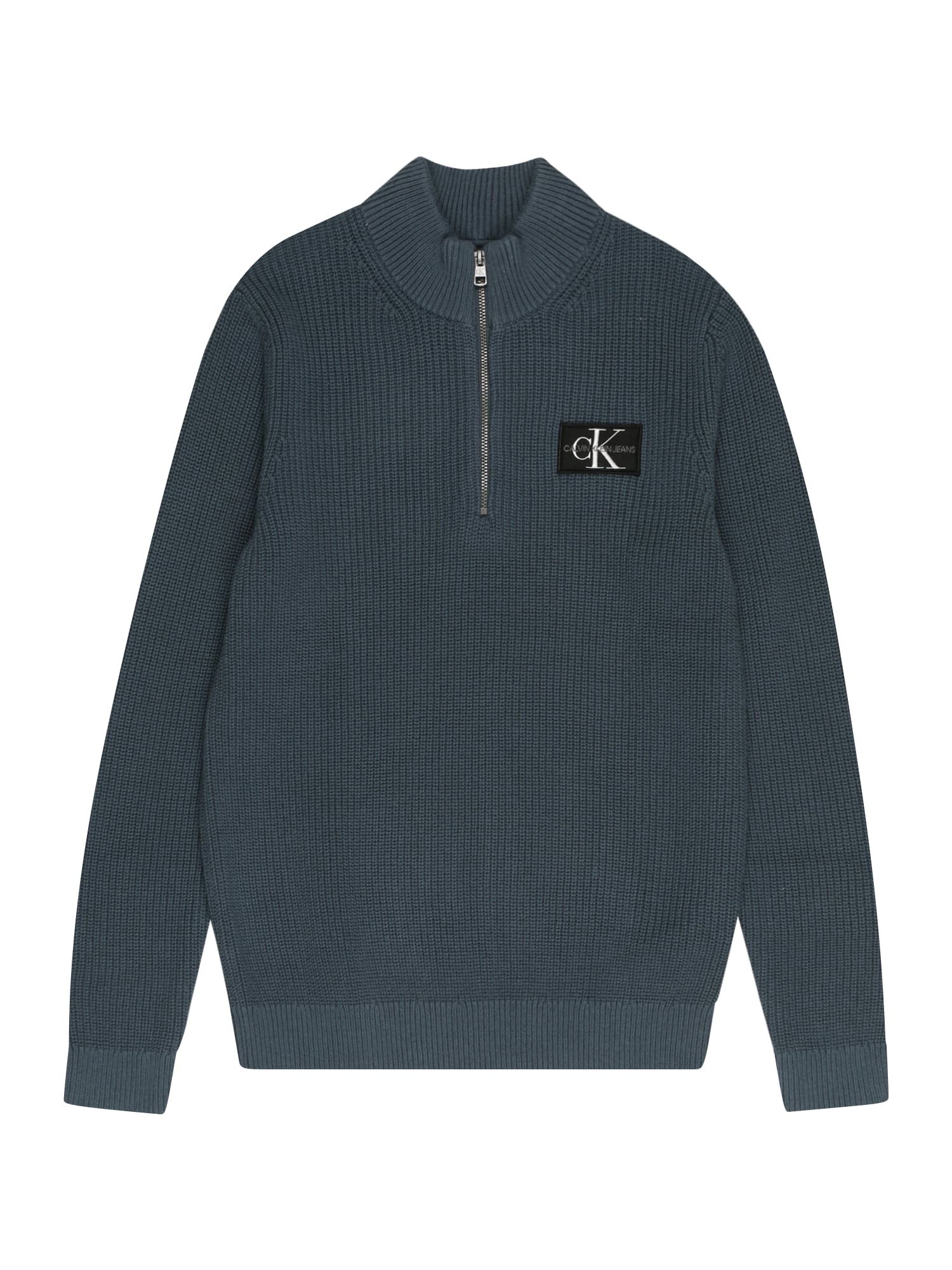 Calvin Klein Jeans Pulover  petrol / črna / bela