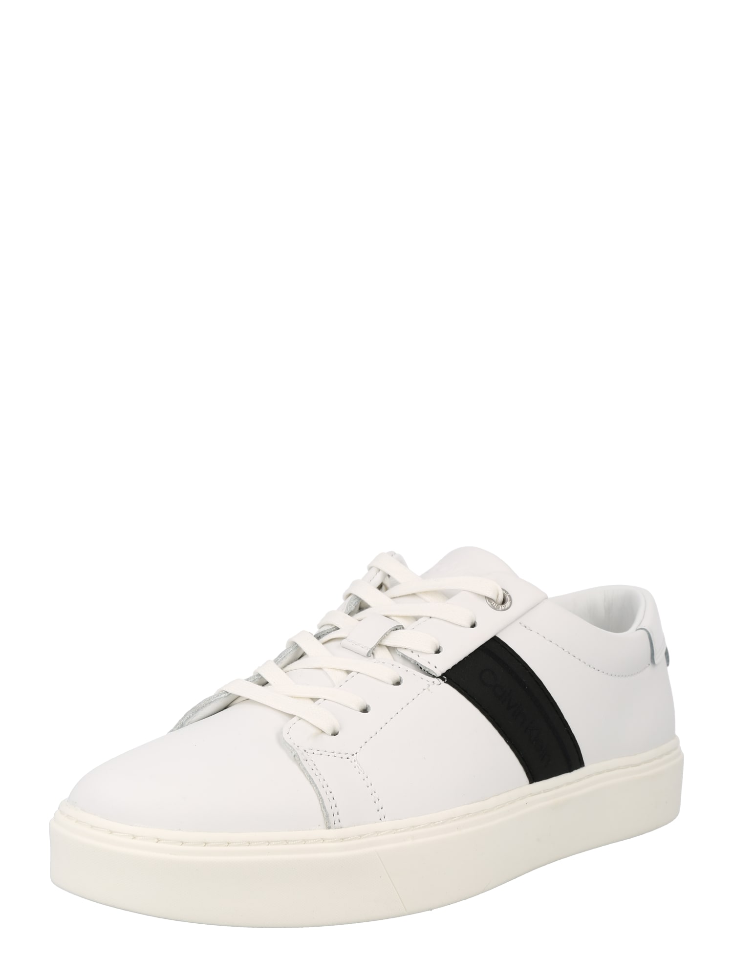 Calvin Klein Nizke superge  črna / bela