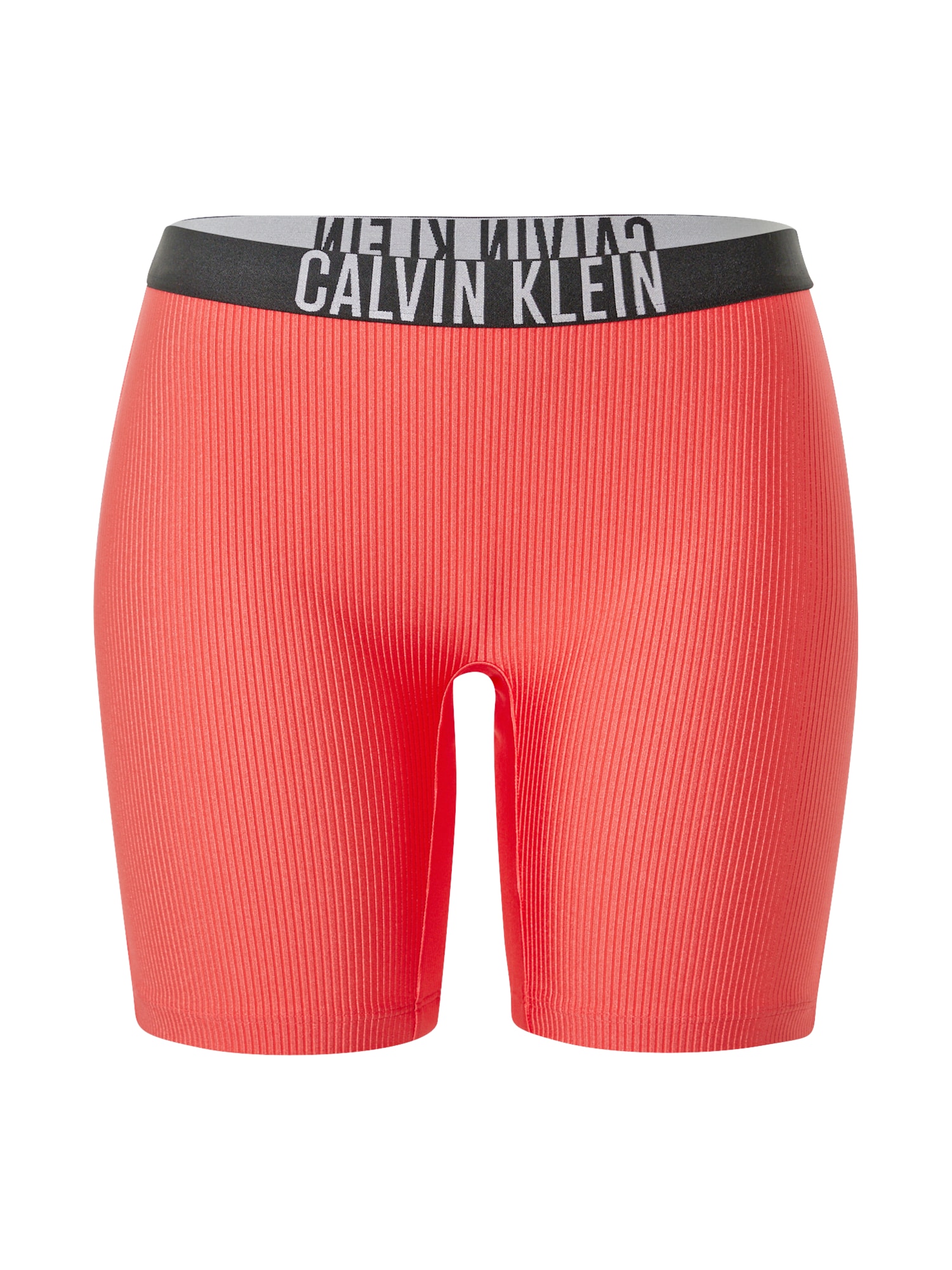 Calvin Klein Swimwear Bikini hlačke  melona / črna / bela