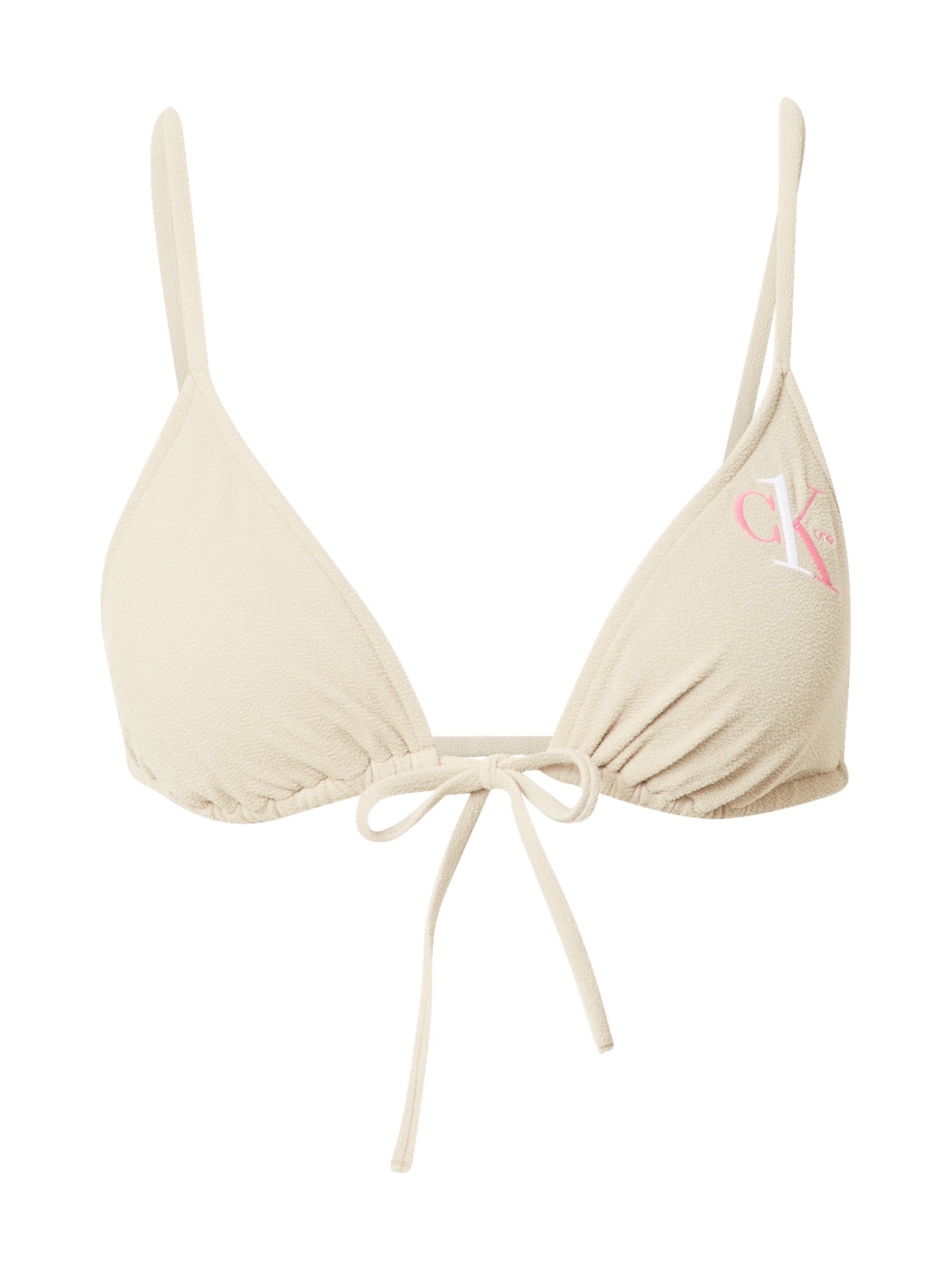 Calvin Klein Swimwear Bikini zgornji del  ecru