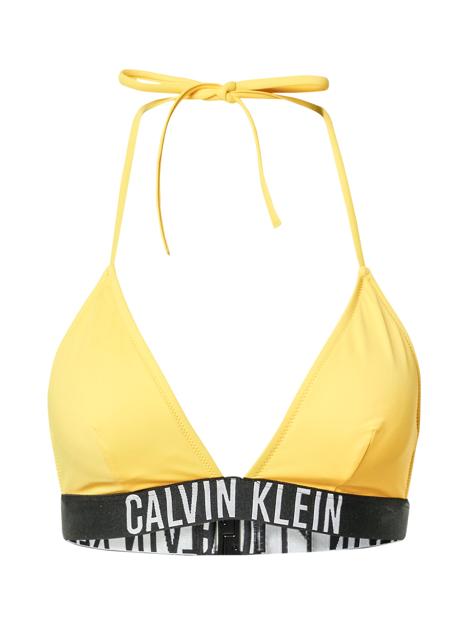 Calvin Klein Swimwear Bikini zgornji del  rumena / črna / bela