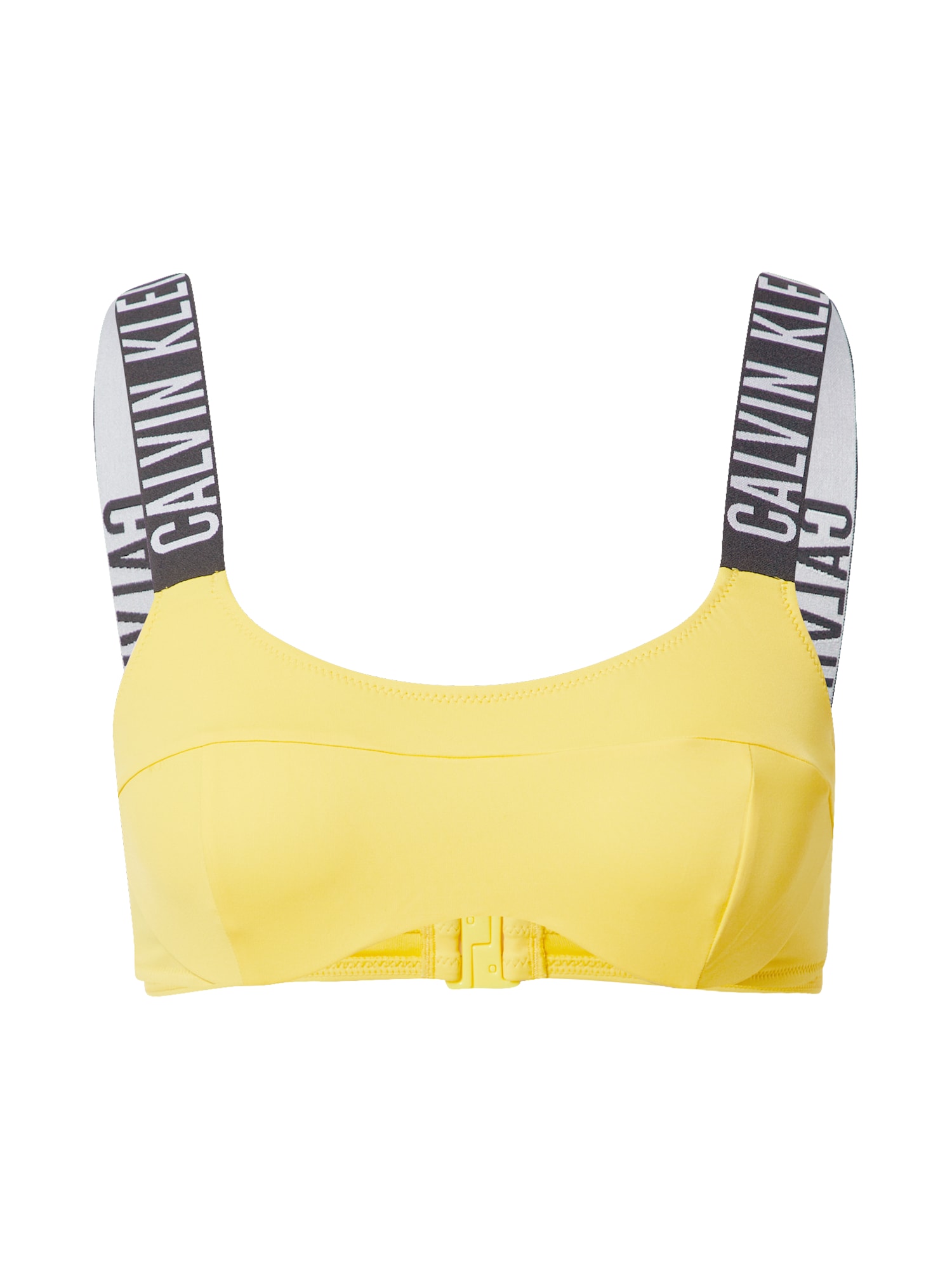Calvin Klein Swimwear Bikini zgornji del  rumena / črna / bela
