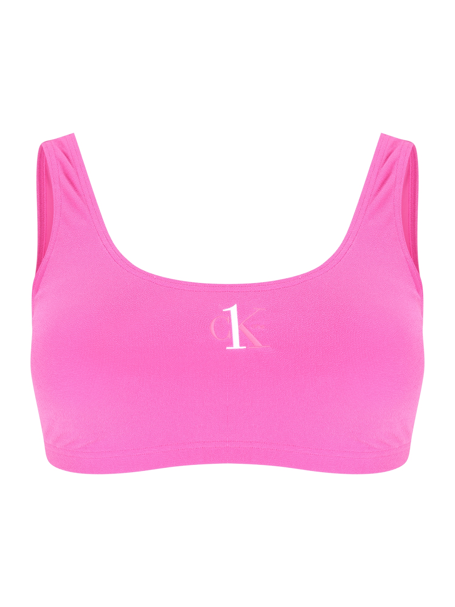 Calvin Klein Swimwear Plus Bikini zgornji del  orhideja / bela