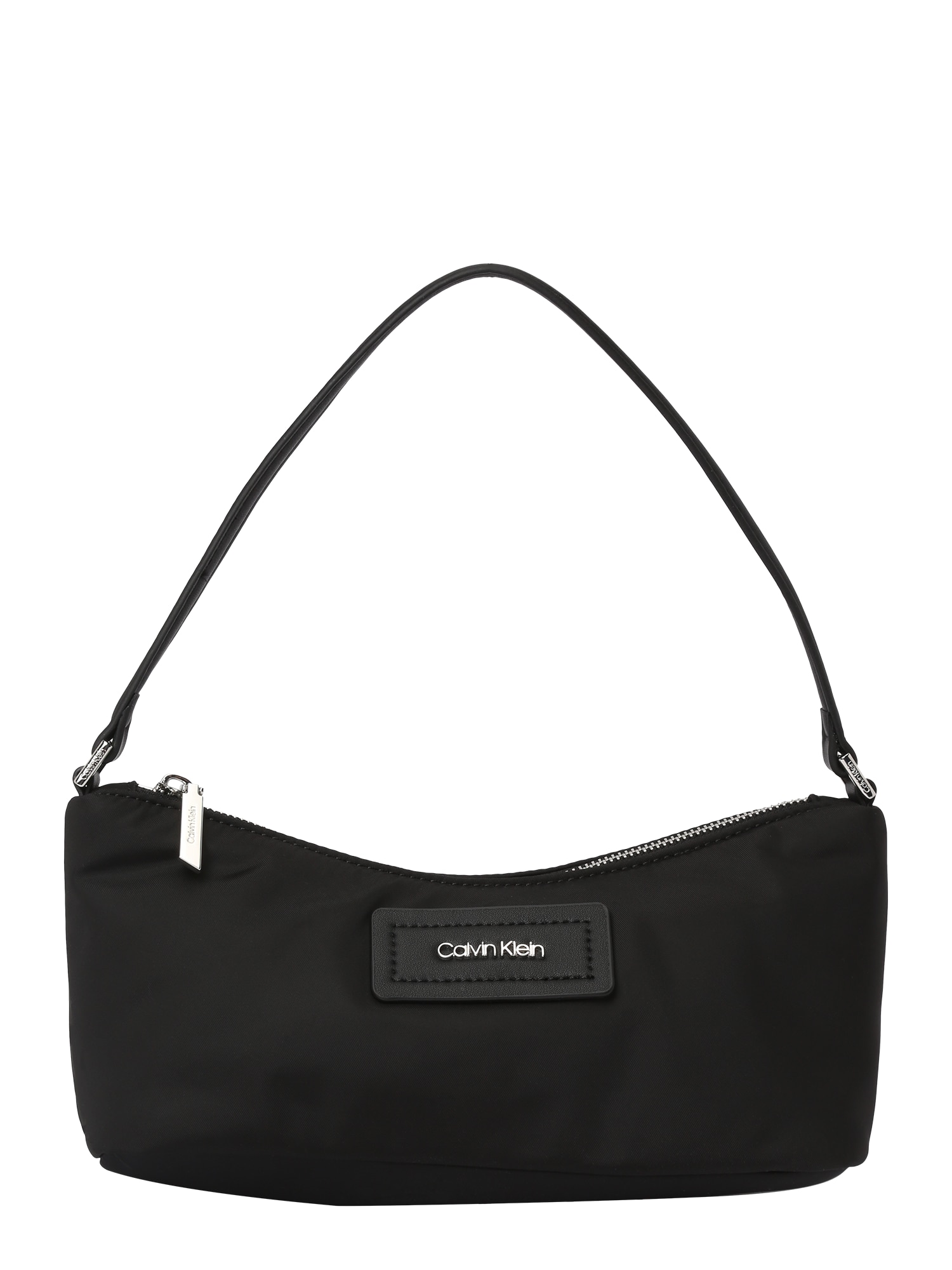Calvin Klein Torba za čez ramo  črna / srebrna