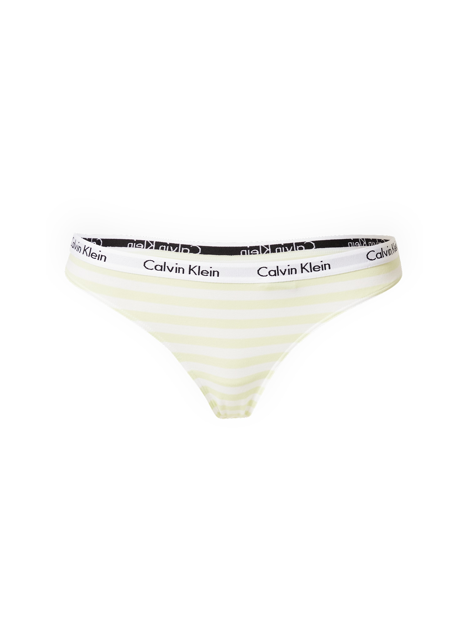 Calvin Klein Underwear Tangice 'CAROUSEL'  svetlo rumena / črna / bela
