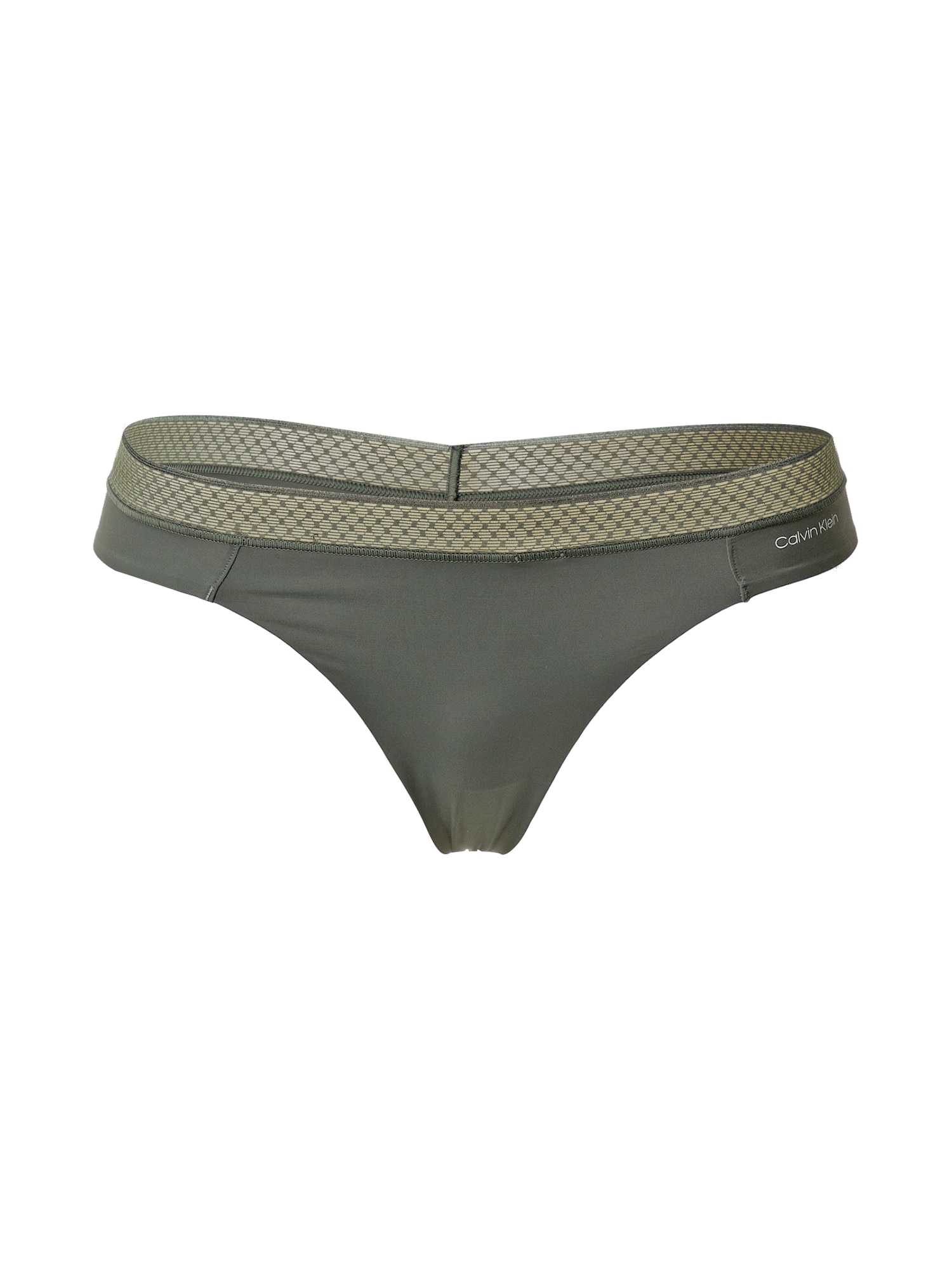 Calvin Klein Underwear Tangice  oliva / bela