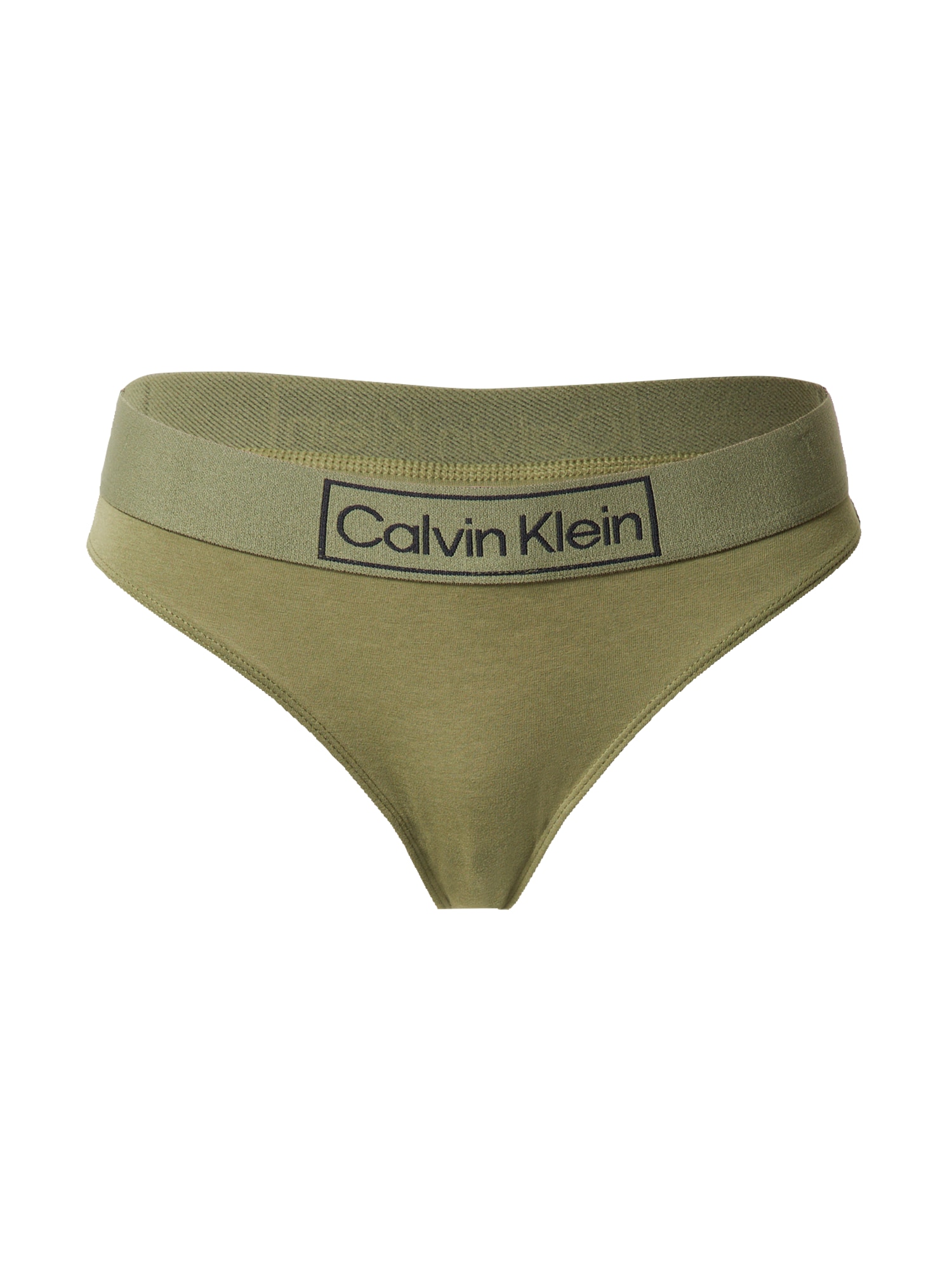 Calvin Klein Underwear Tangice  oliva / črna