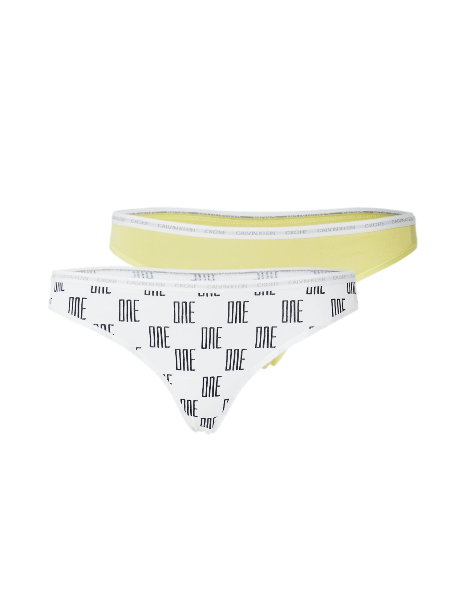 Calvin Klein Underwear Tangice  trst / črna / bela