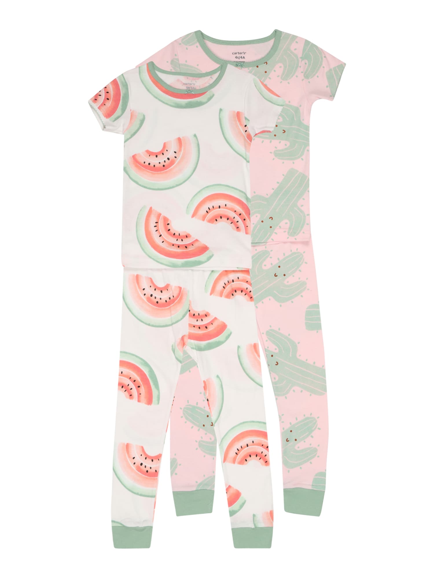 Carter's Set perila  pastelno zelena / roza / svetlo roza / melona