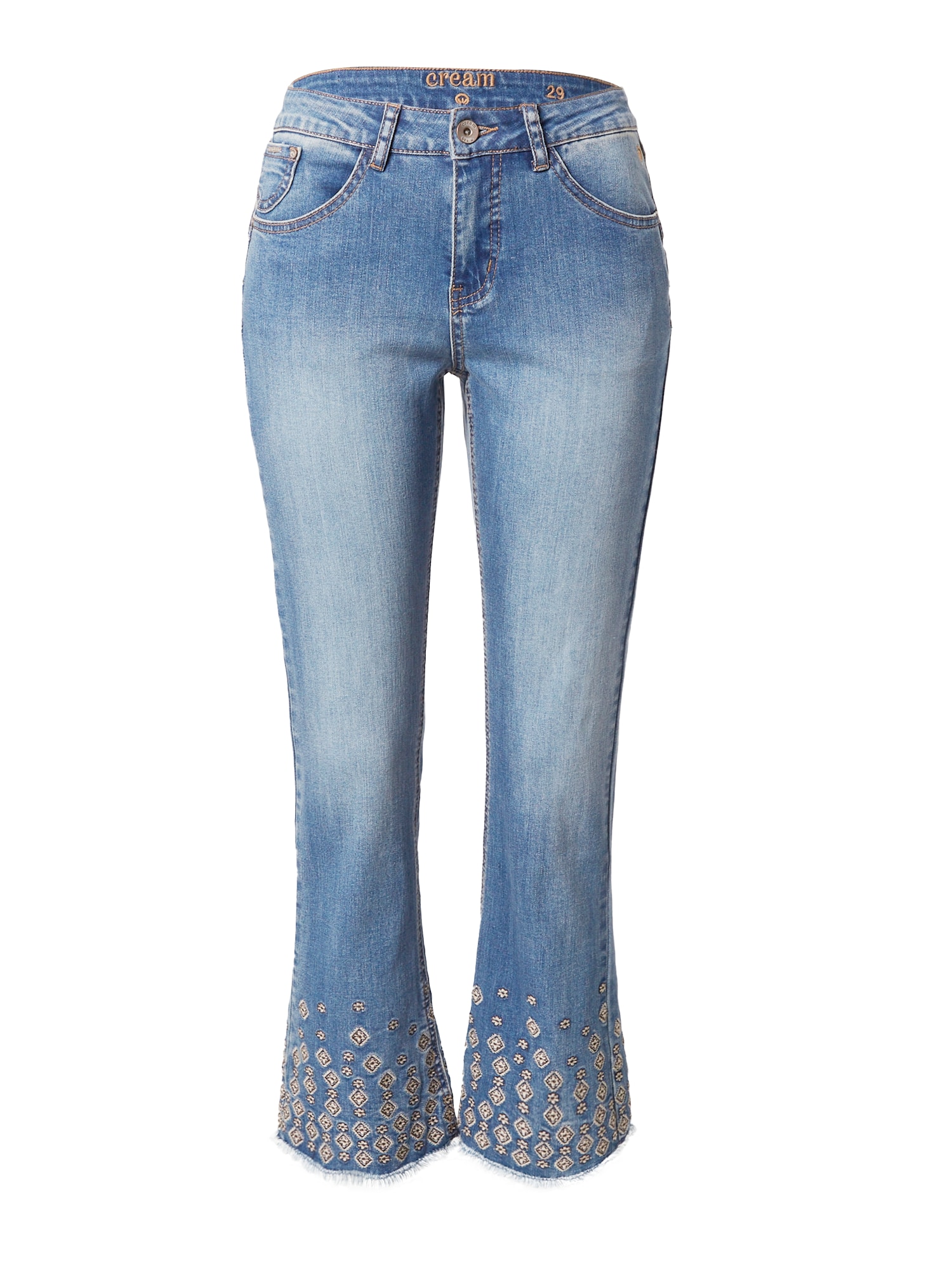 Cream Kavbojke 'Rysha'  moder denim / rjava