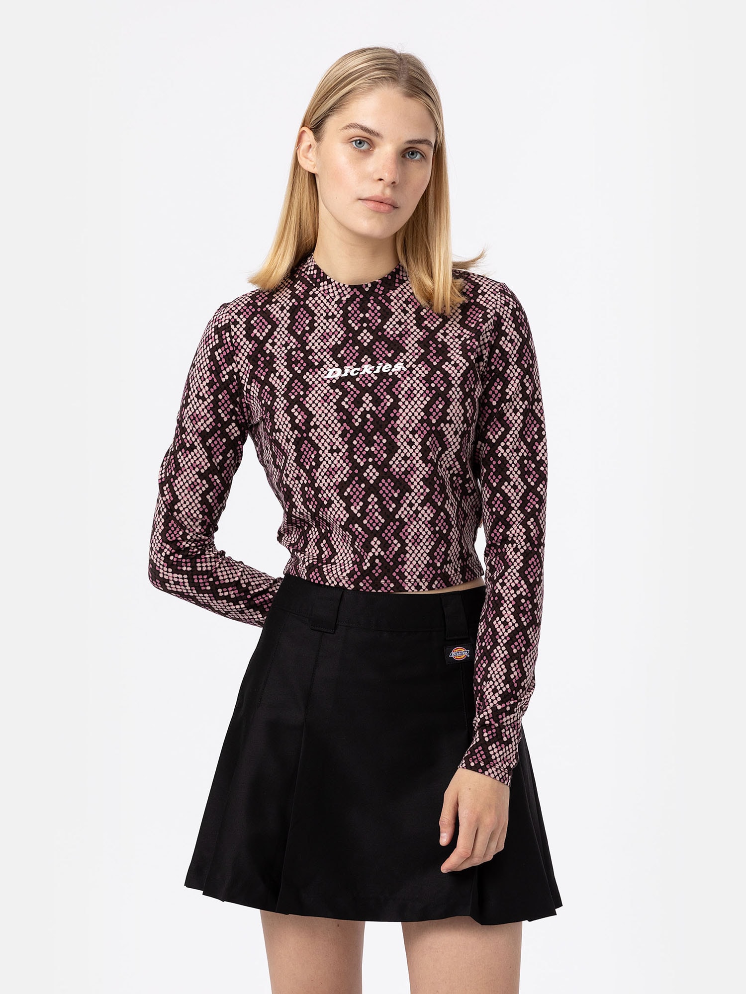 DICKIES Majica 'Camden'  jajčevec / pastelno roza / svetlo roza