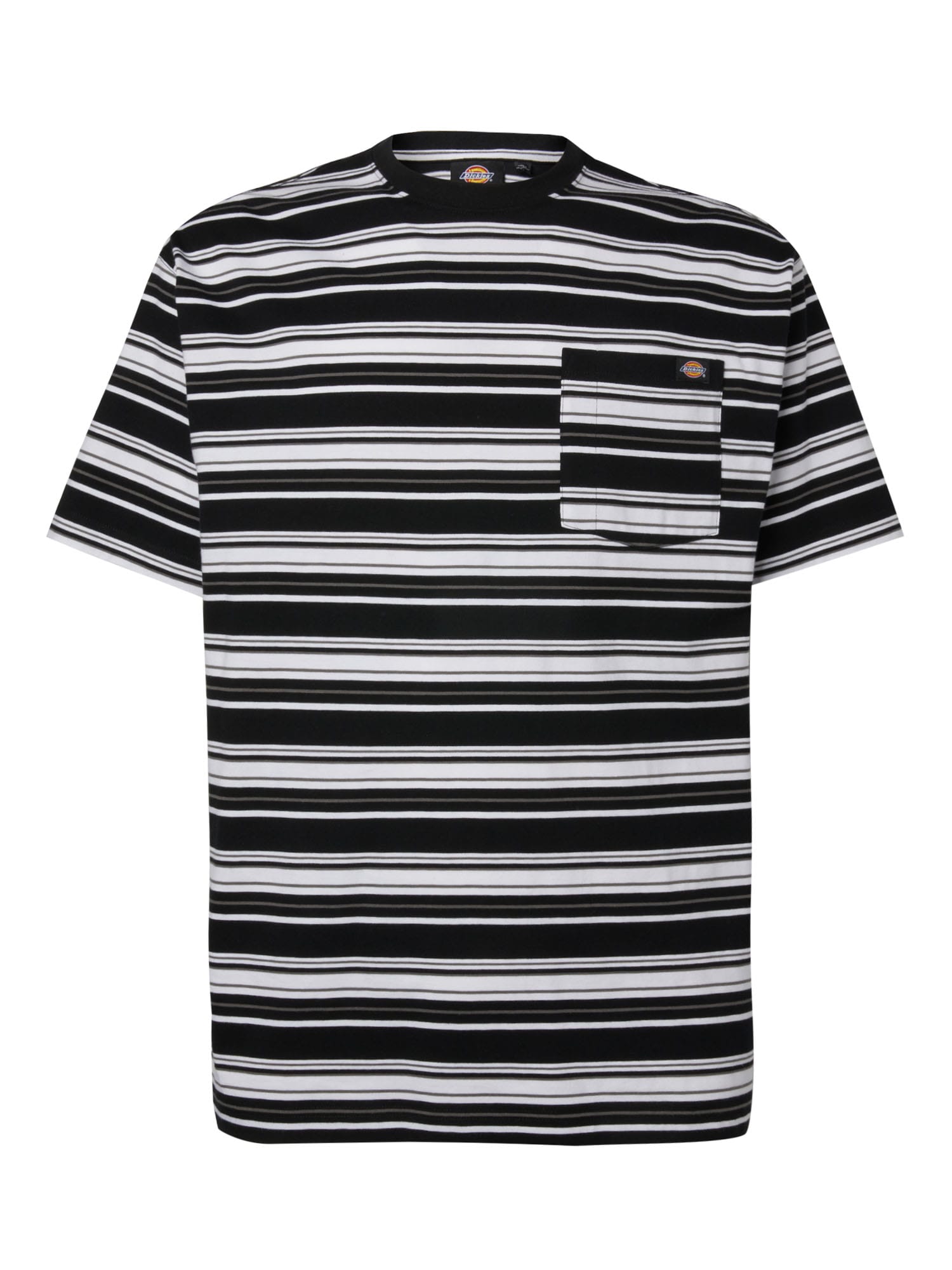 DICKIES Majica 'WESTOVER'  siva / črna / bela