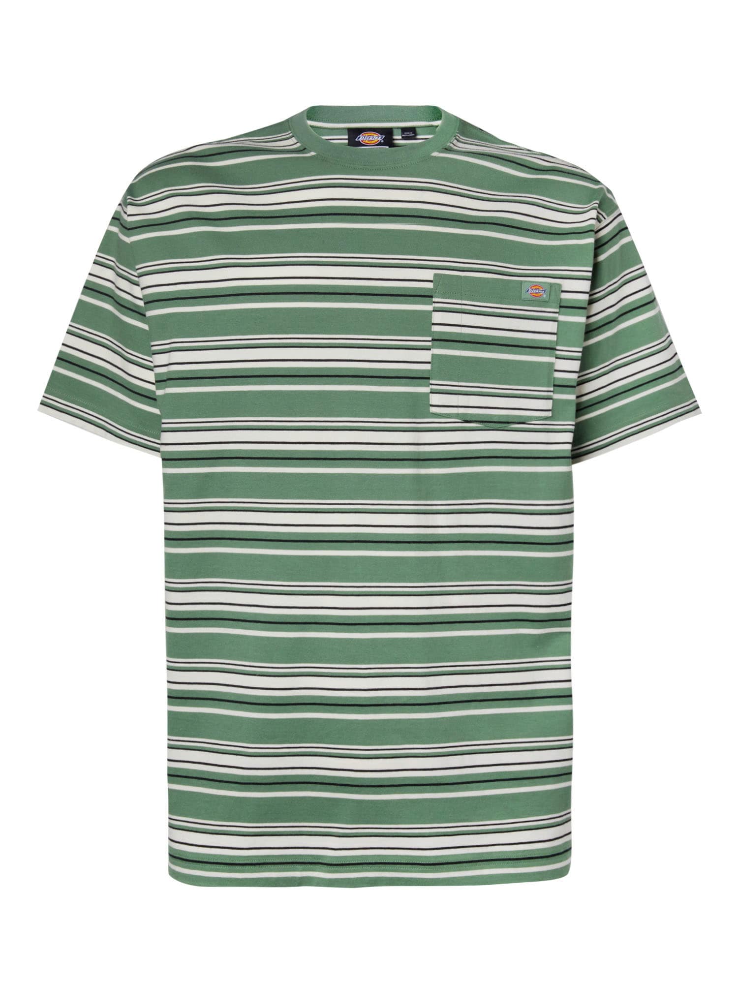 DICKIES Majica 'Westover'  zelena / črna / bela