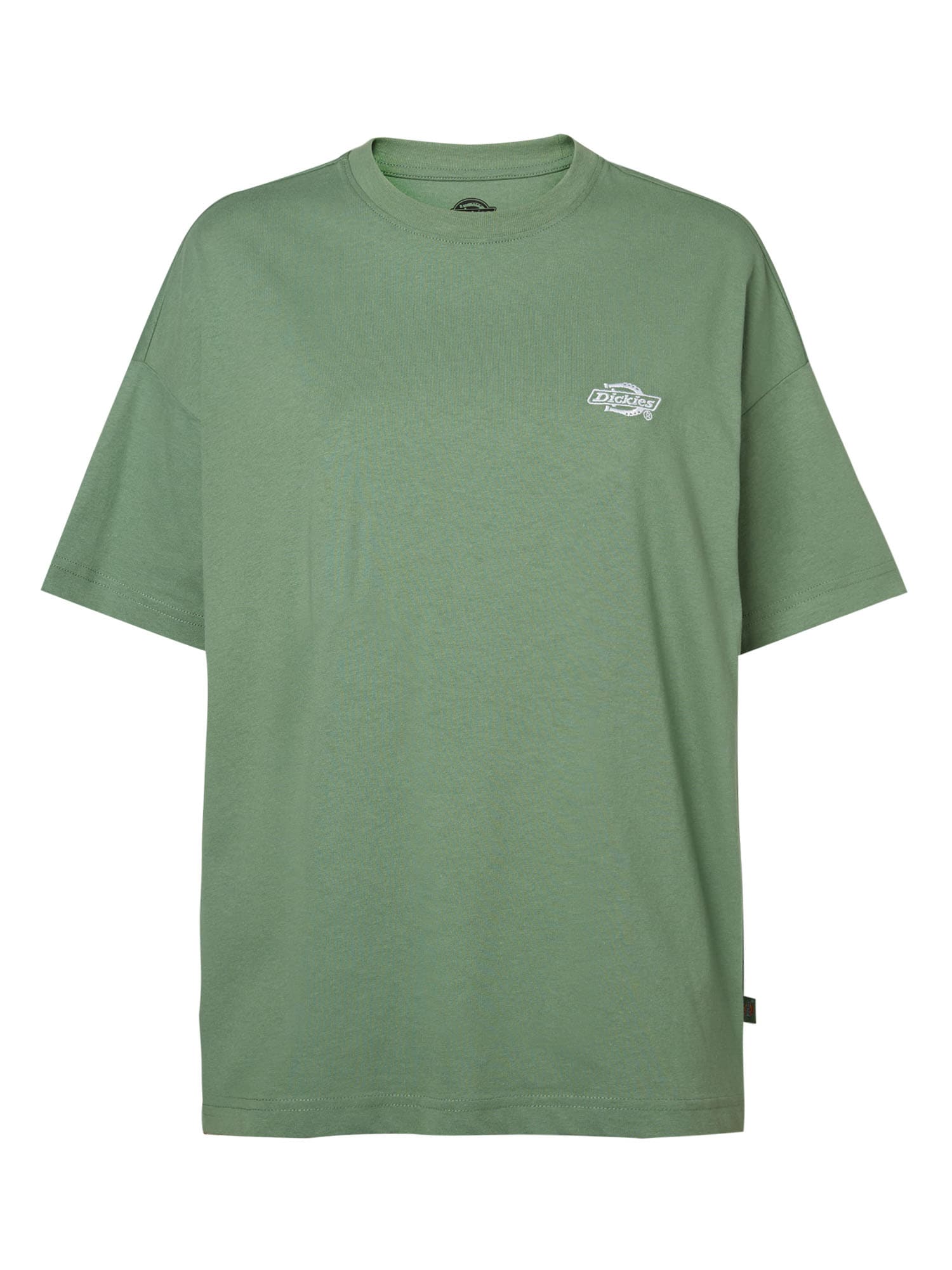 DICKIES Majica  zelena / bela
