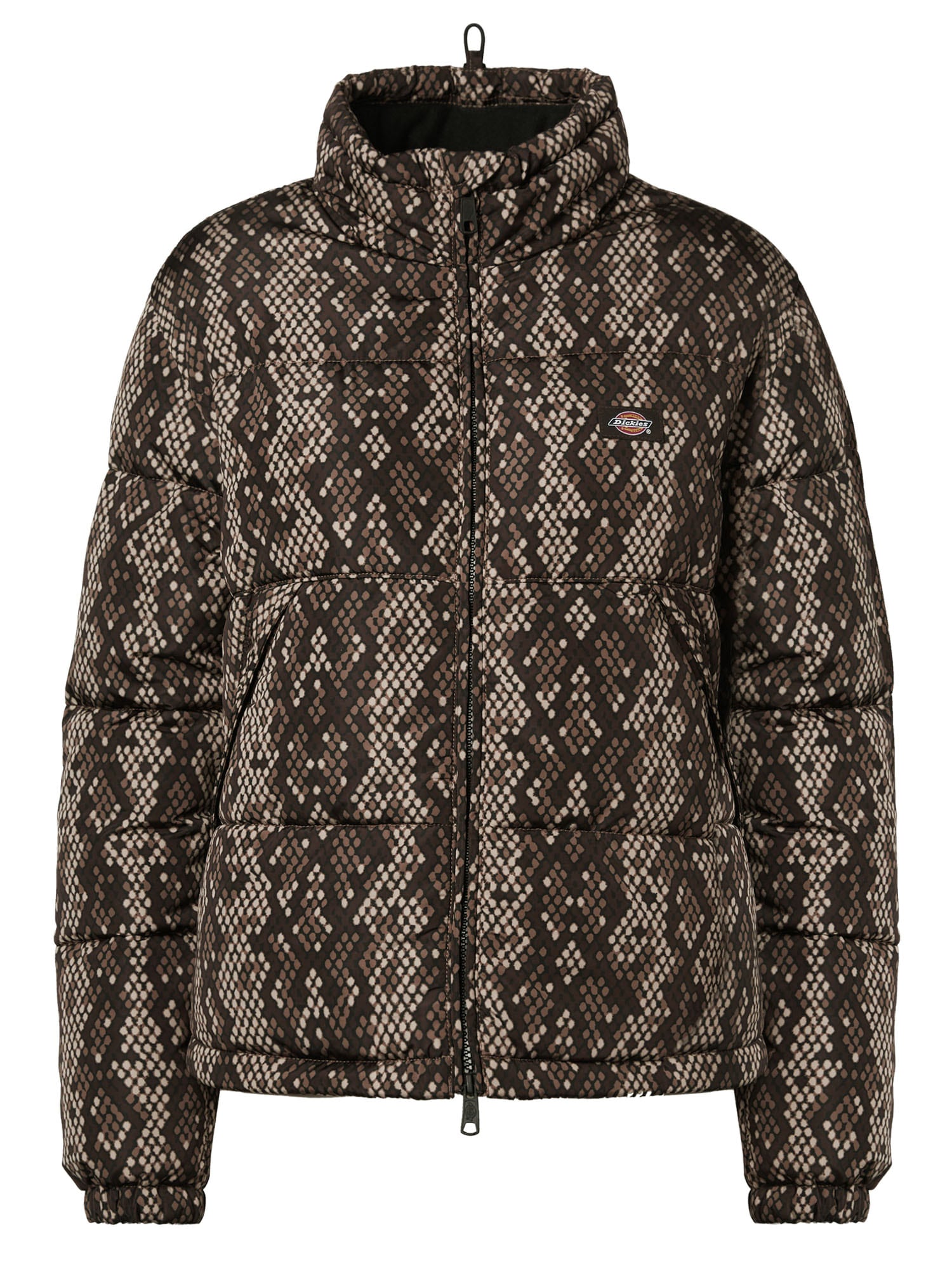 DICKIES Prehodna jakna 'CAMDEN PUFFER W'  rjava / temno rjava