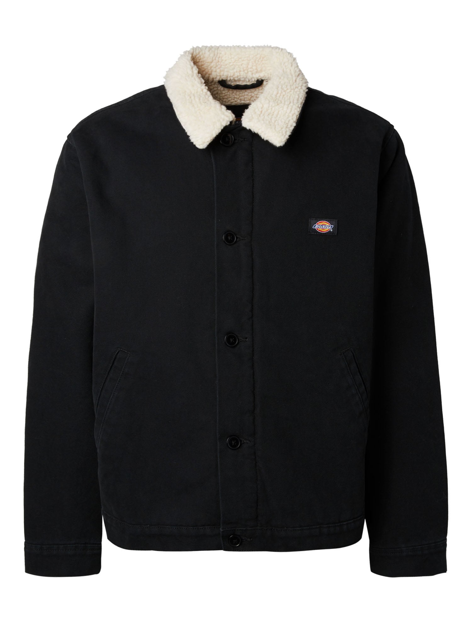DICKIES Prehodna jakna 'DICKIES DUCK'  črna / bela