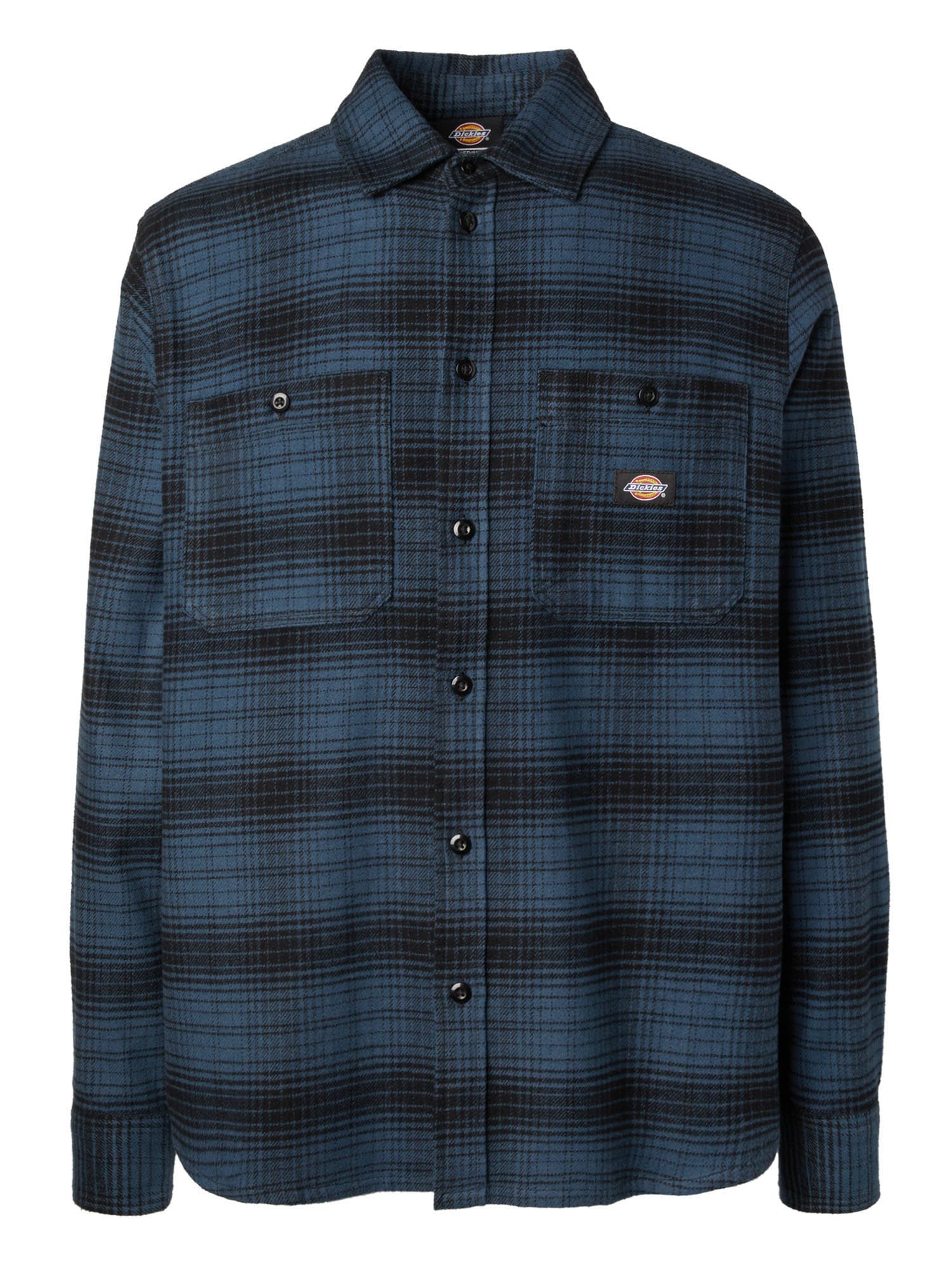 DICKIES Srajca 'EVANS'  modra / črna