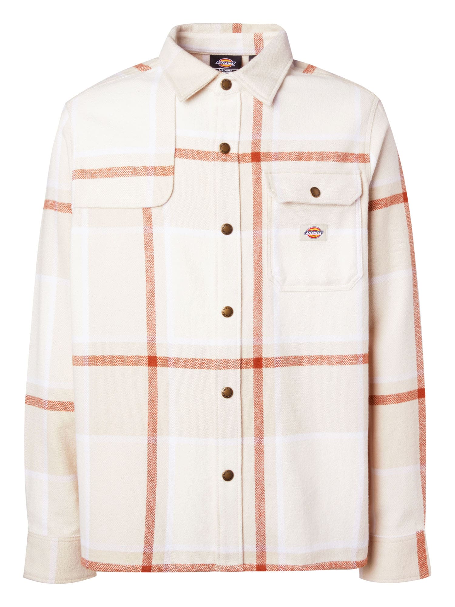 DICKIES Srajca  ecru / oranžna