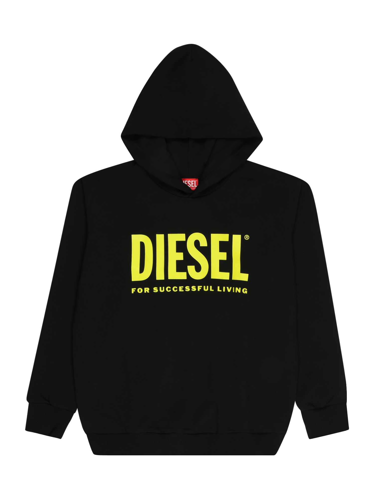 DIESEL Majica 'DIVISION'  rumena / črna