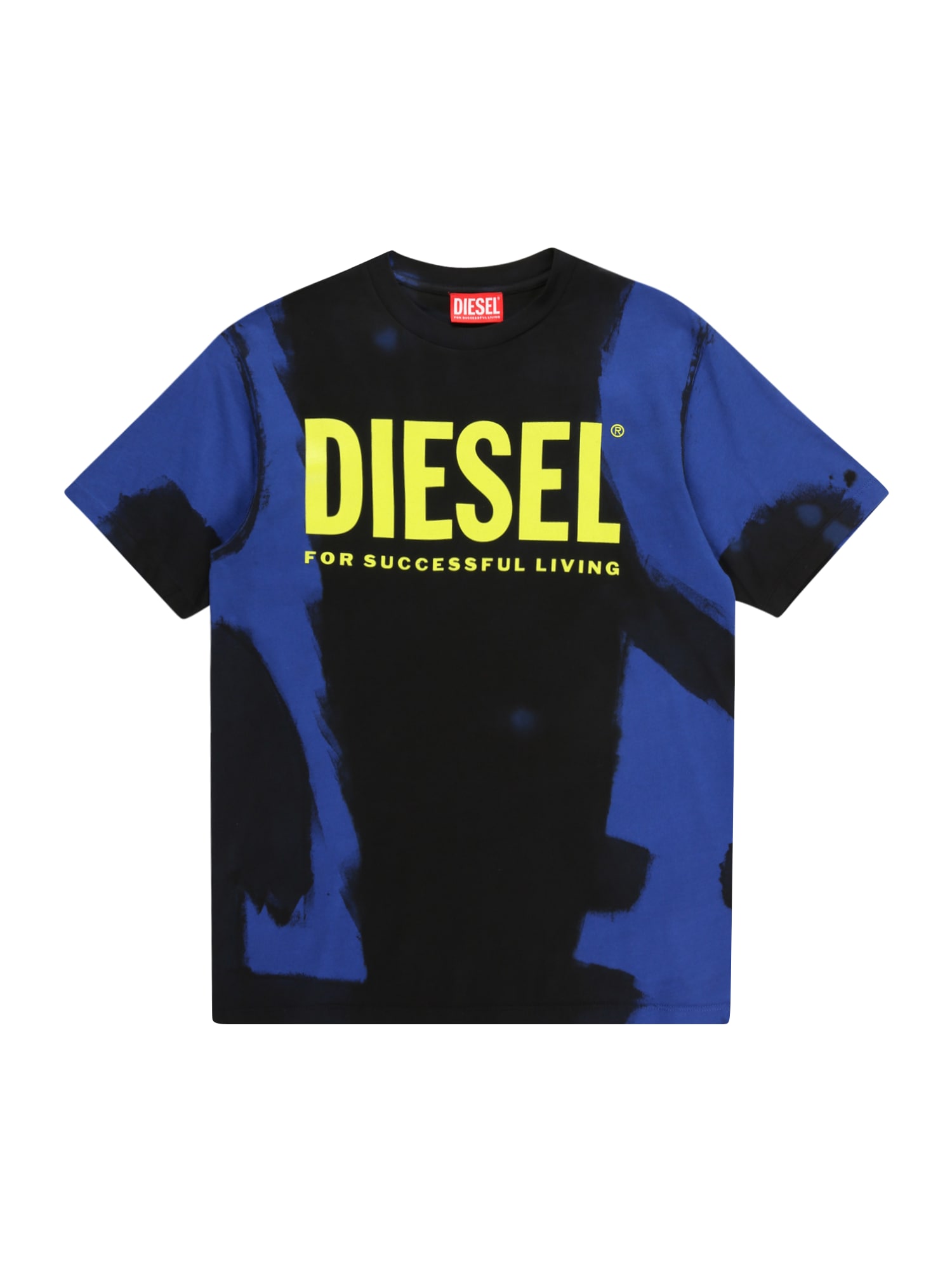 DIESEL Majica  kobalt modra / rumena / črna