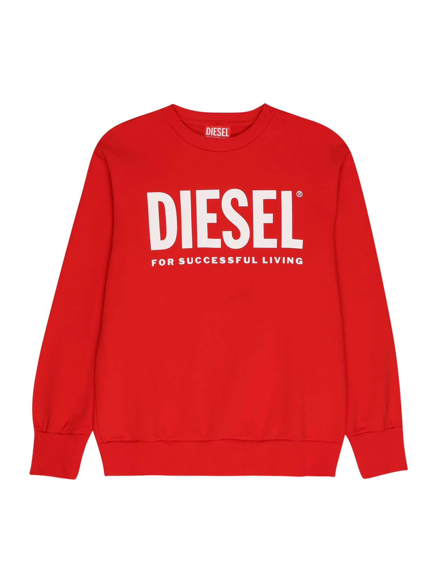 DIESEL Majica  rdeča / bela