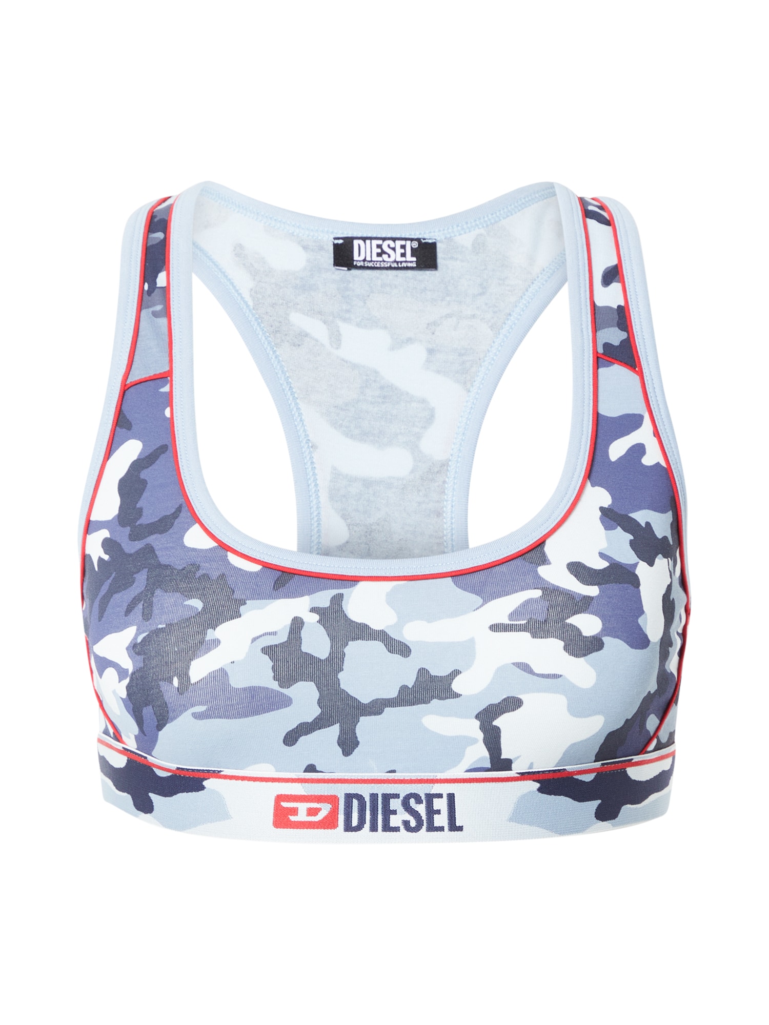 DIESEL Nedrček 'MILEYS'  modra / pastelno modra / rdeča