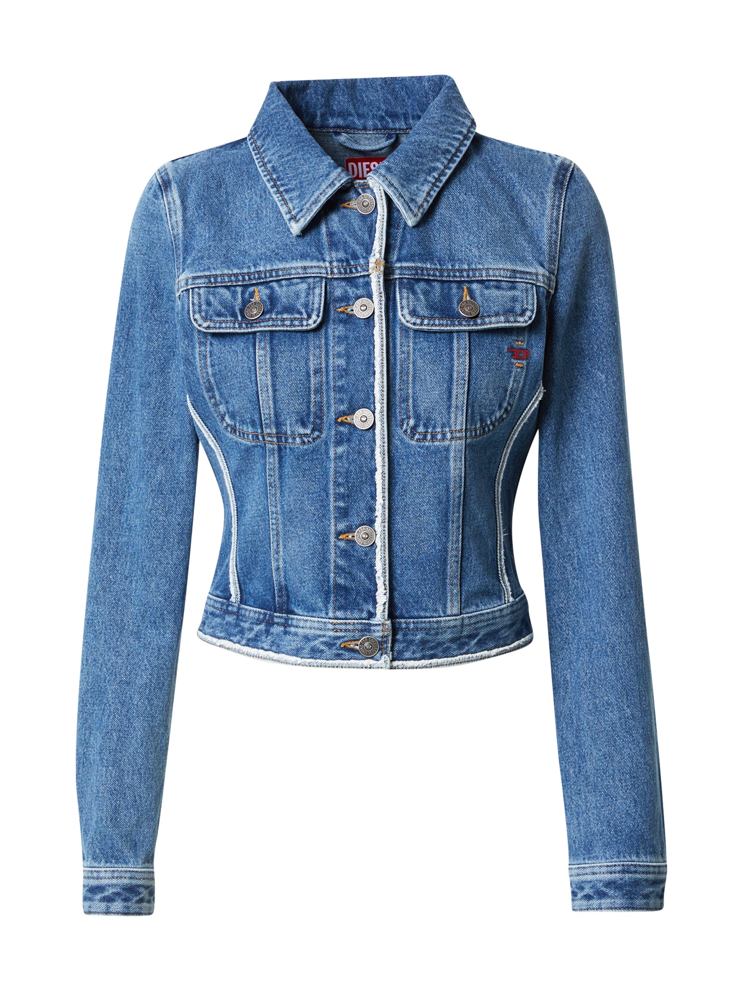 DIESEL Prehodna jakna  moder denim