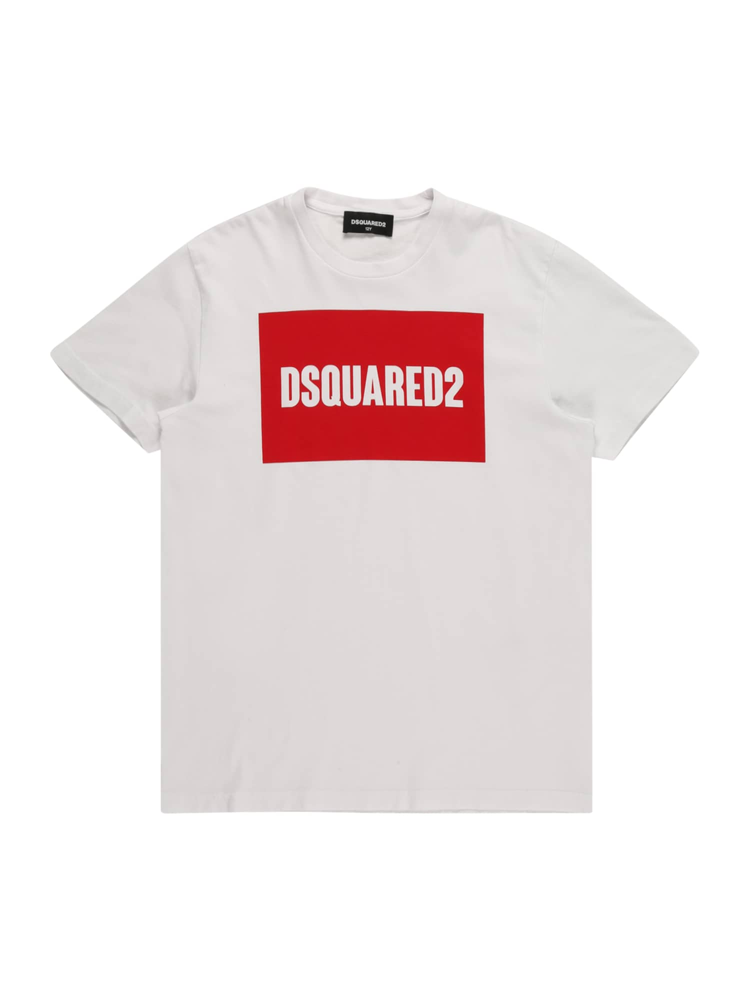 DSQUARED2 Majica  rdeča / bela