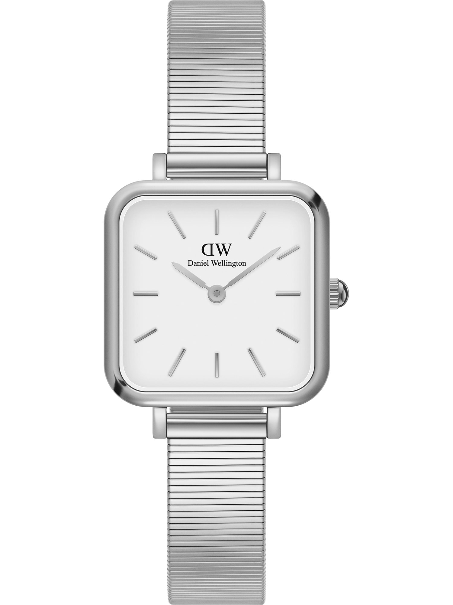 Daniel Wellington Analogna ura  srebrna / bela