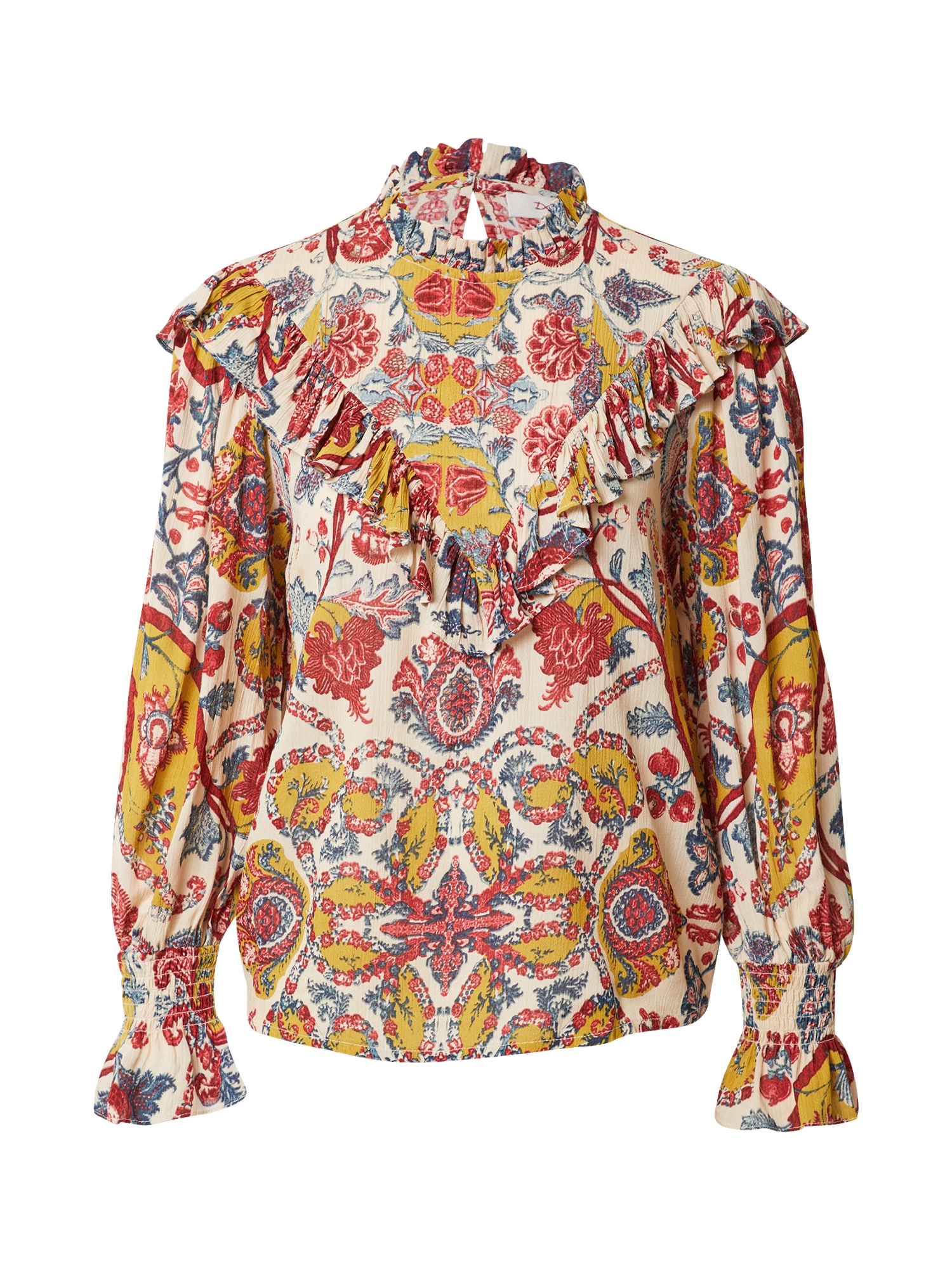 Derhy Bluza 'JOHN'  ecru / temno rumena / rdeča