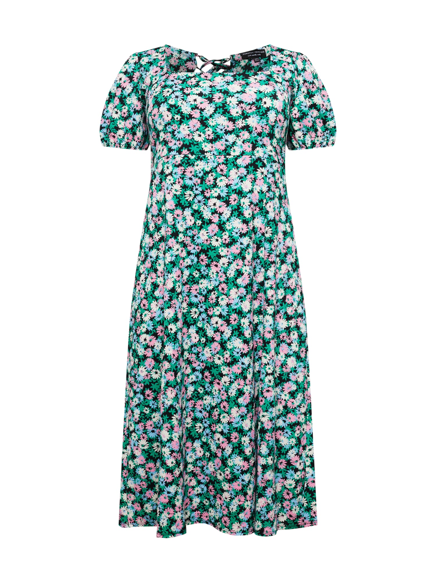 Dorothy Perkins Curve Poletna obleka  svetlo modra / zelena / roza / bela
