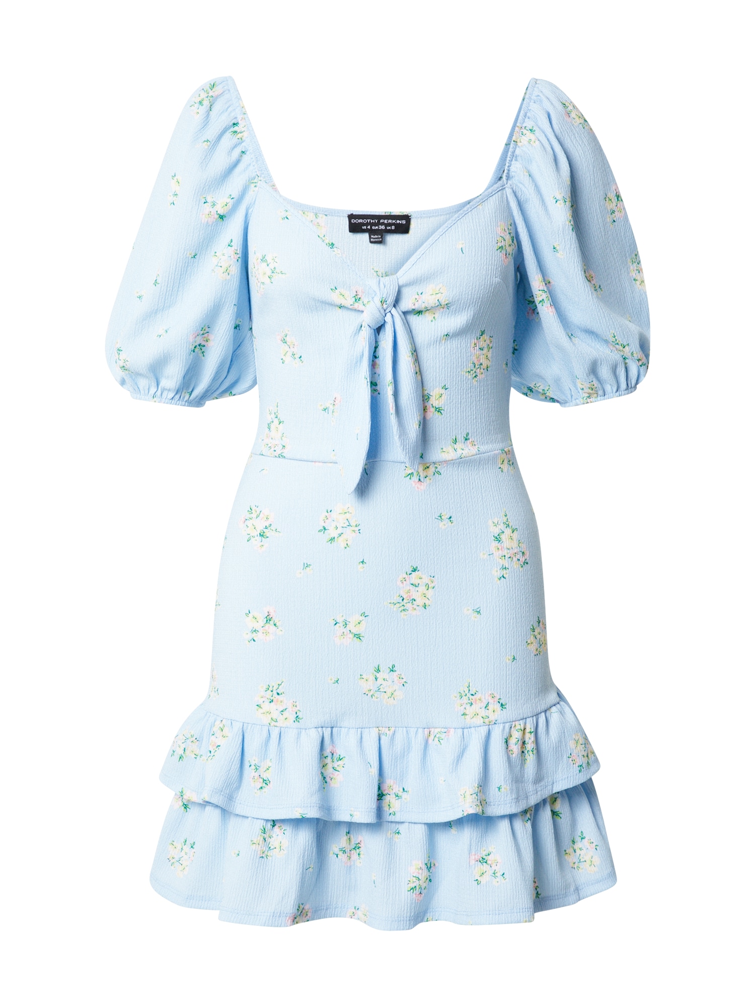 Dorothy Perkins Obleka  kremna / svetlo modra / svetlo rumena / travnato zelena