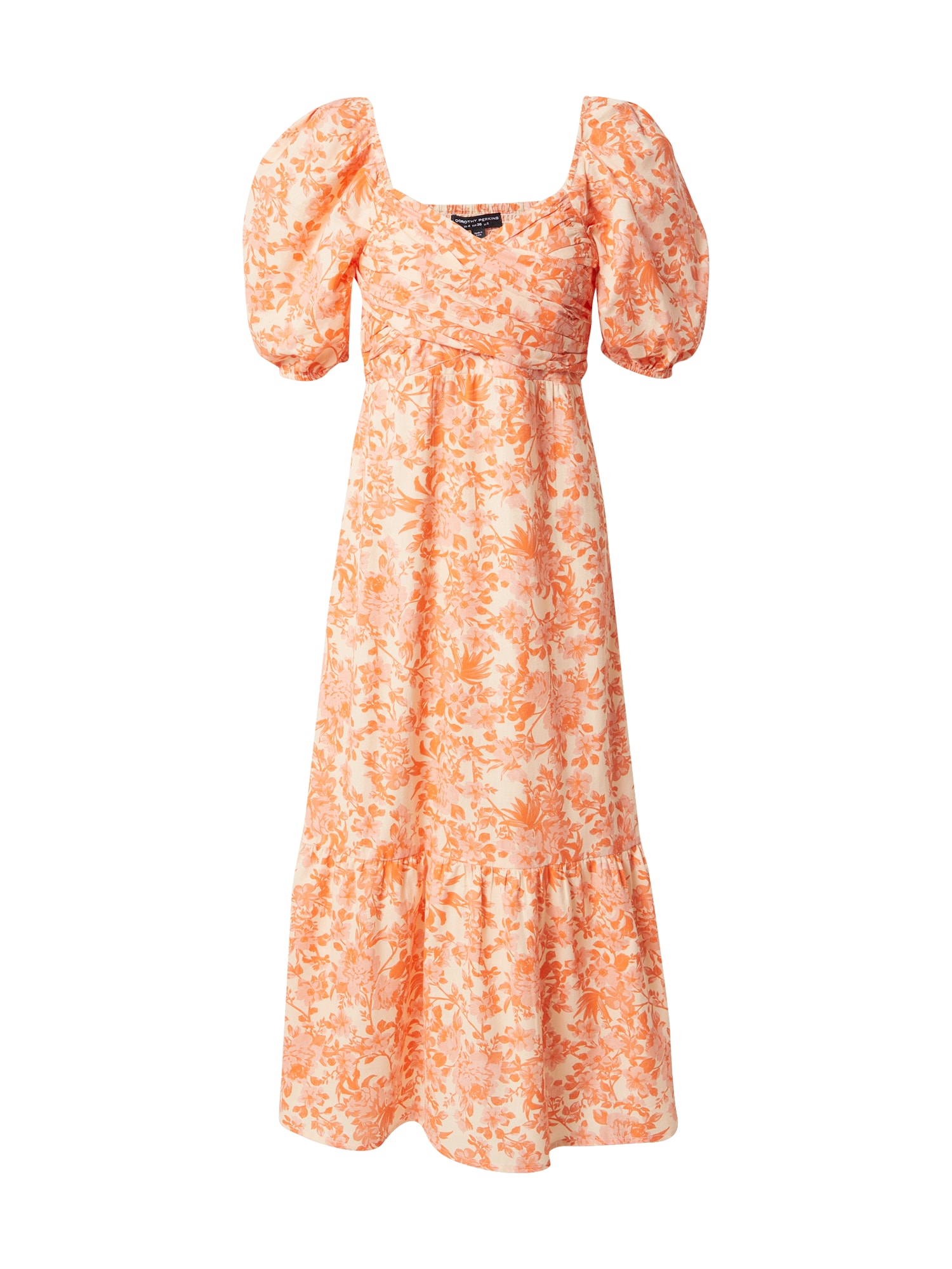 Dorothy Perkins Obleka  oranžna / bela