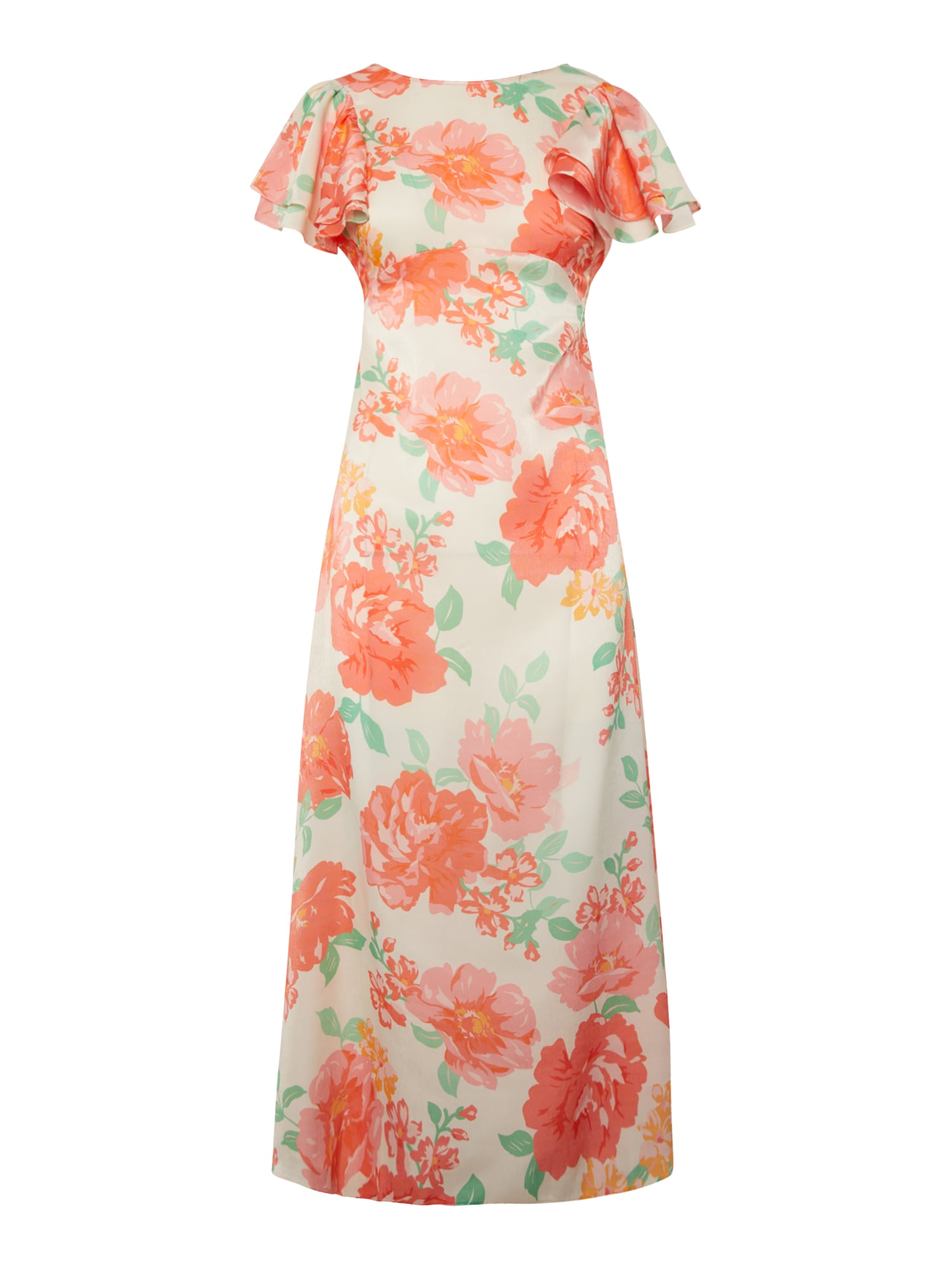Dorothy Perkins Petite Obleka  kremna / pastelno zelena / oranžna / breskev