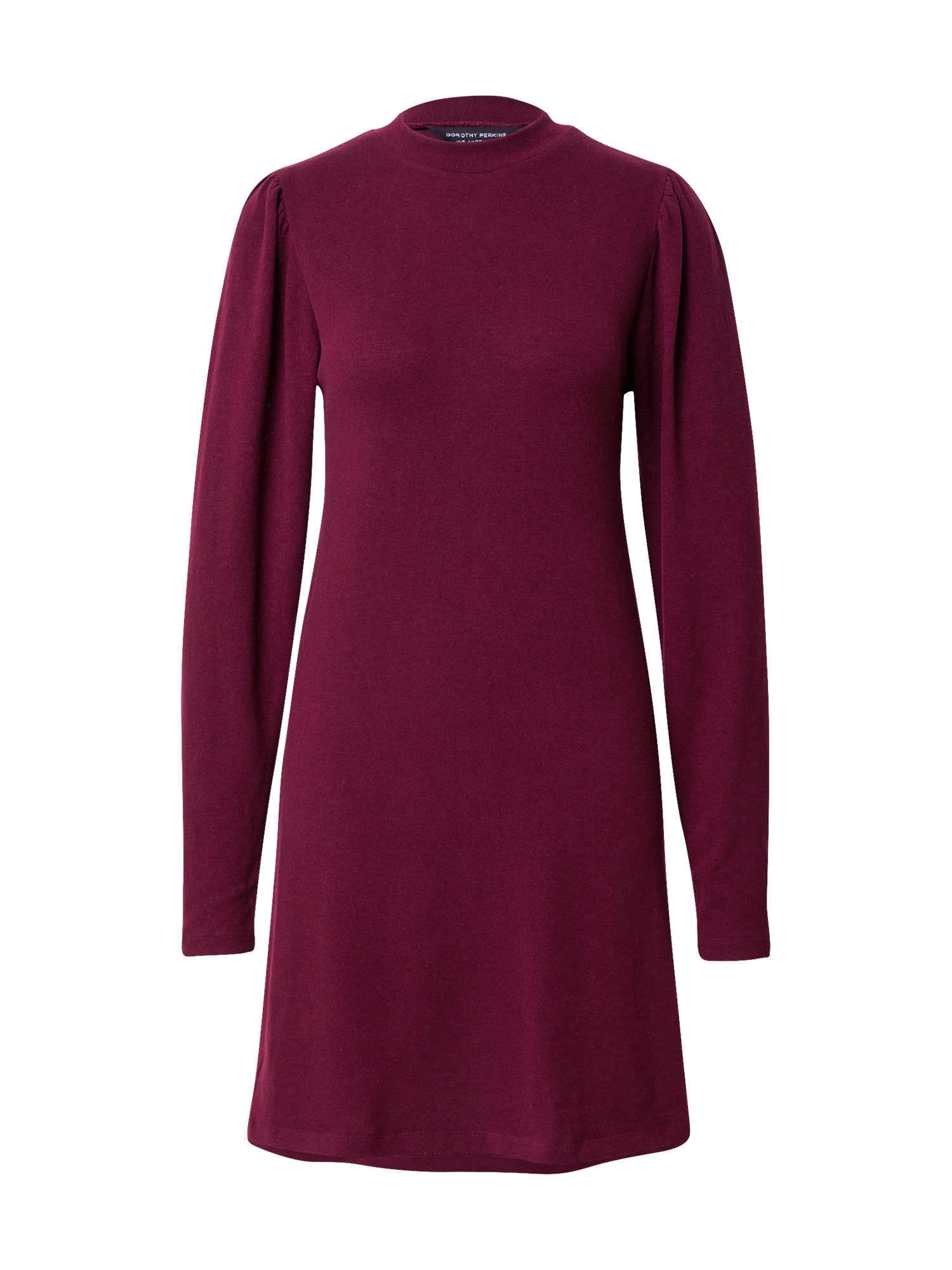 Dorothy Perkins Pletena obleka  vinsko rdeča