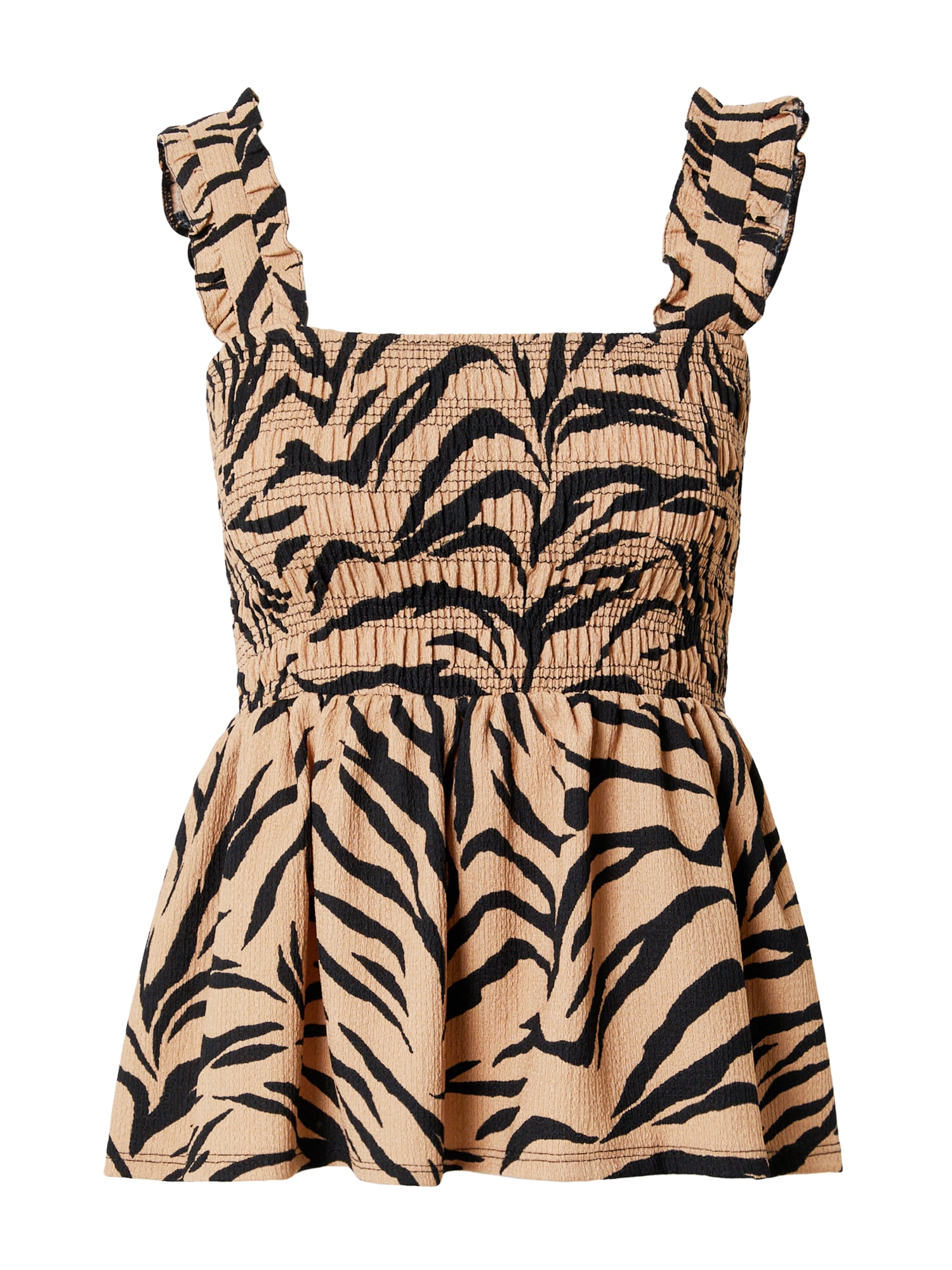 Dorothy Perkins Top  svetlo rjava / črna